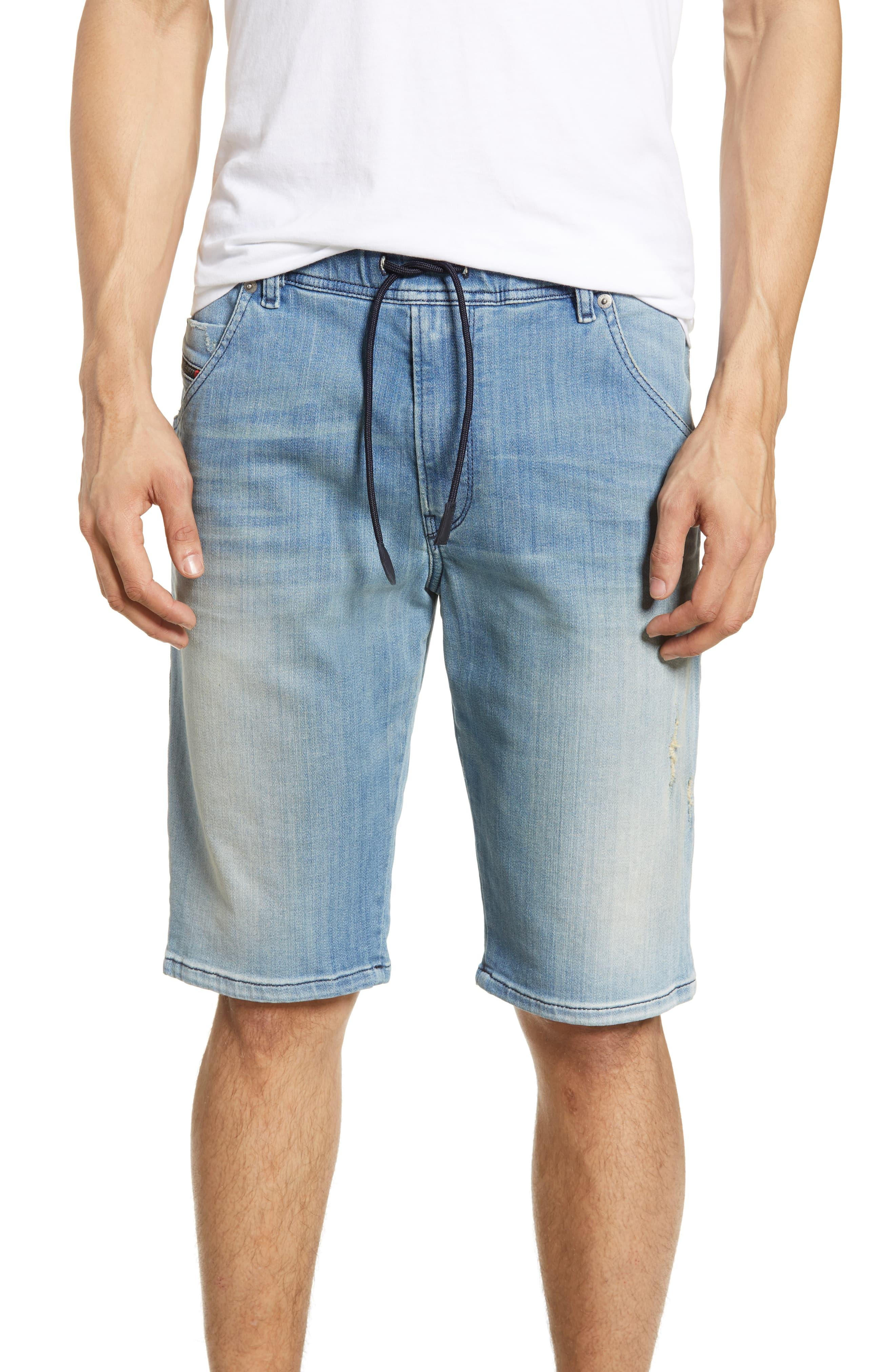 diesel krooshort denim shorts