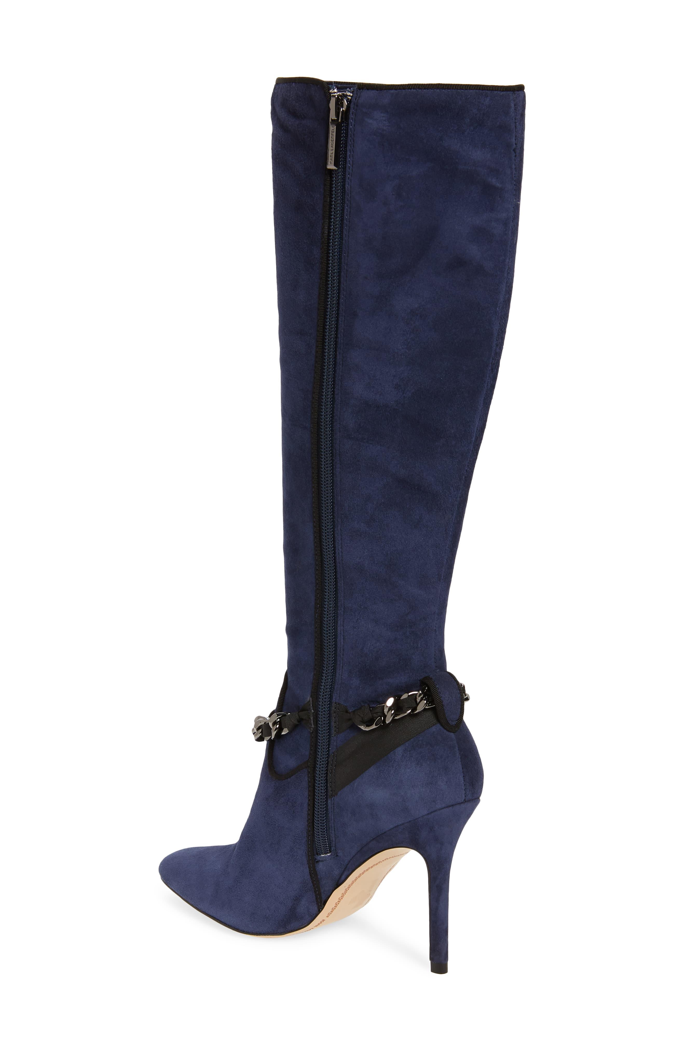 karl lagerfeld thigh high boots