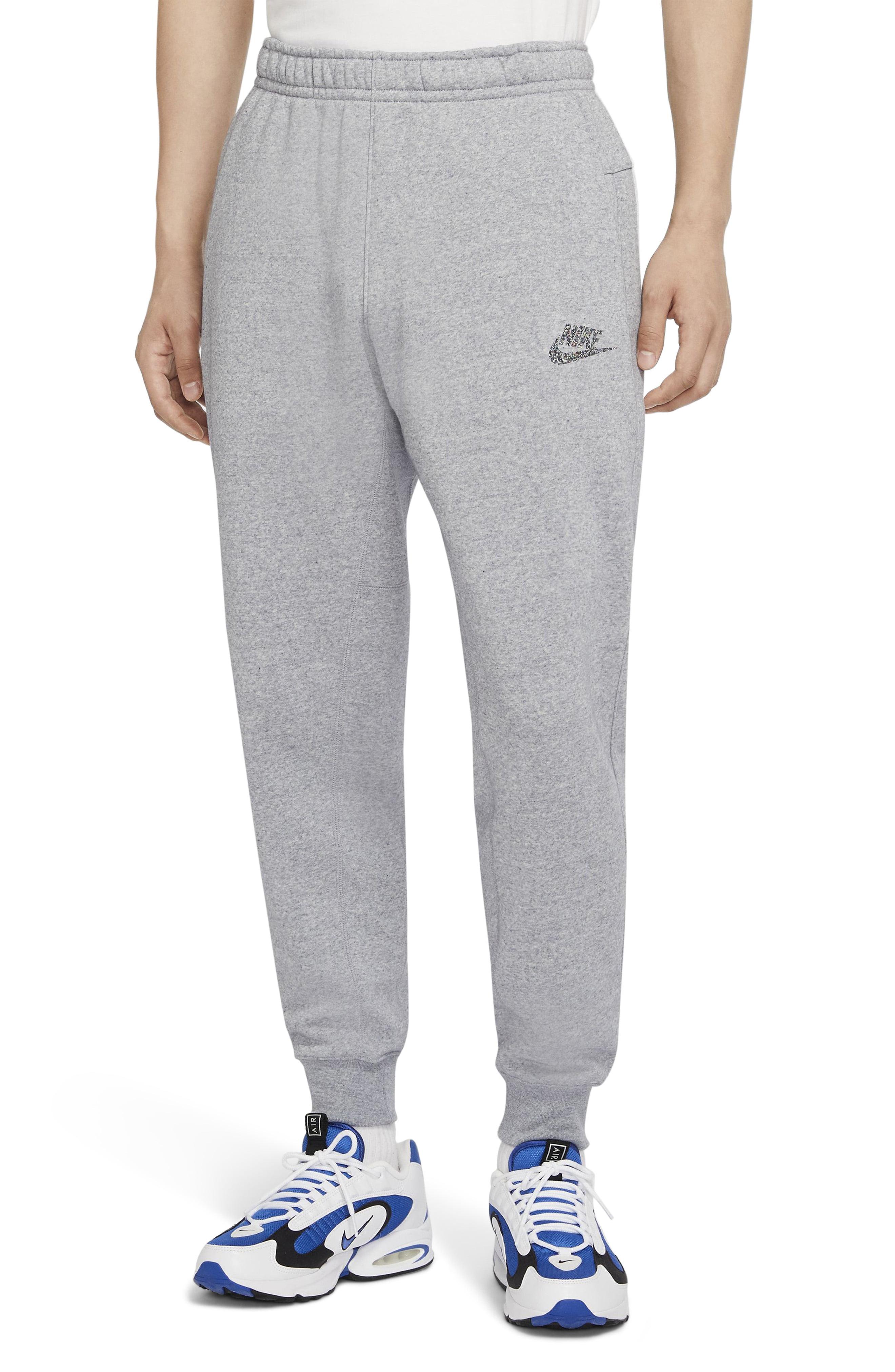 Nike Fleece Sportswear Jogger Pants in Gray for Men - Lyst