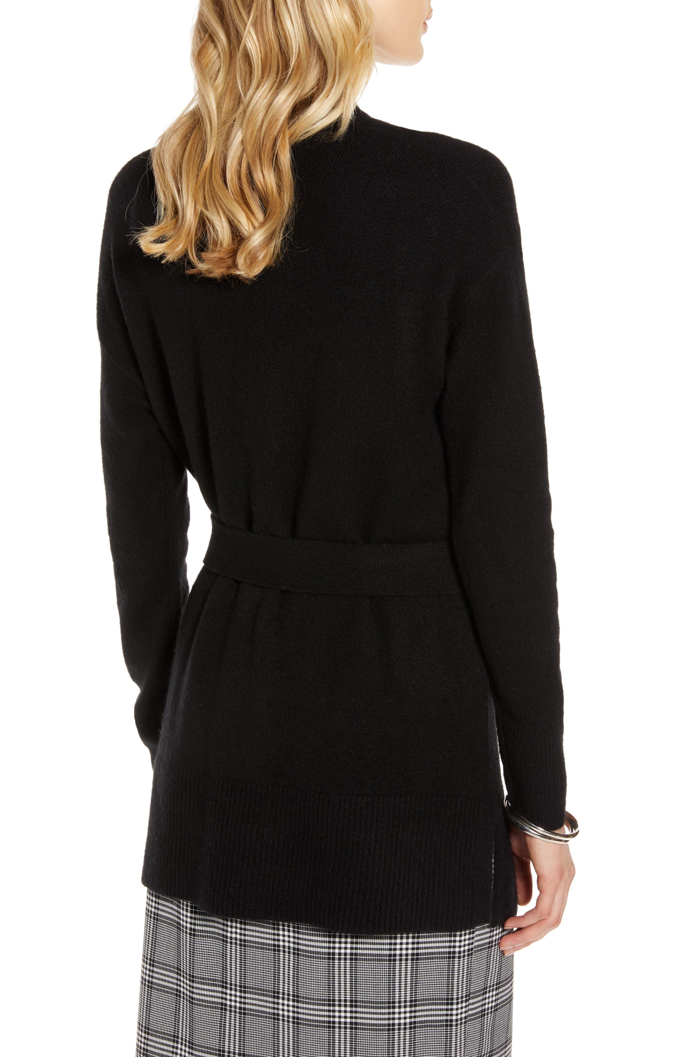 halogen tie waist cardigan