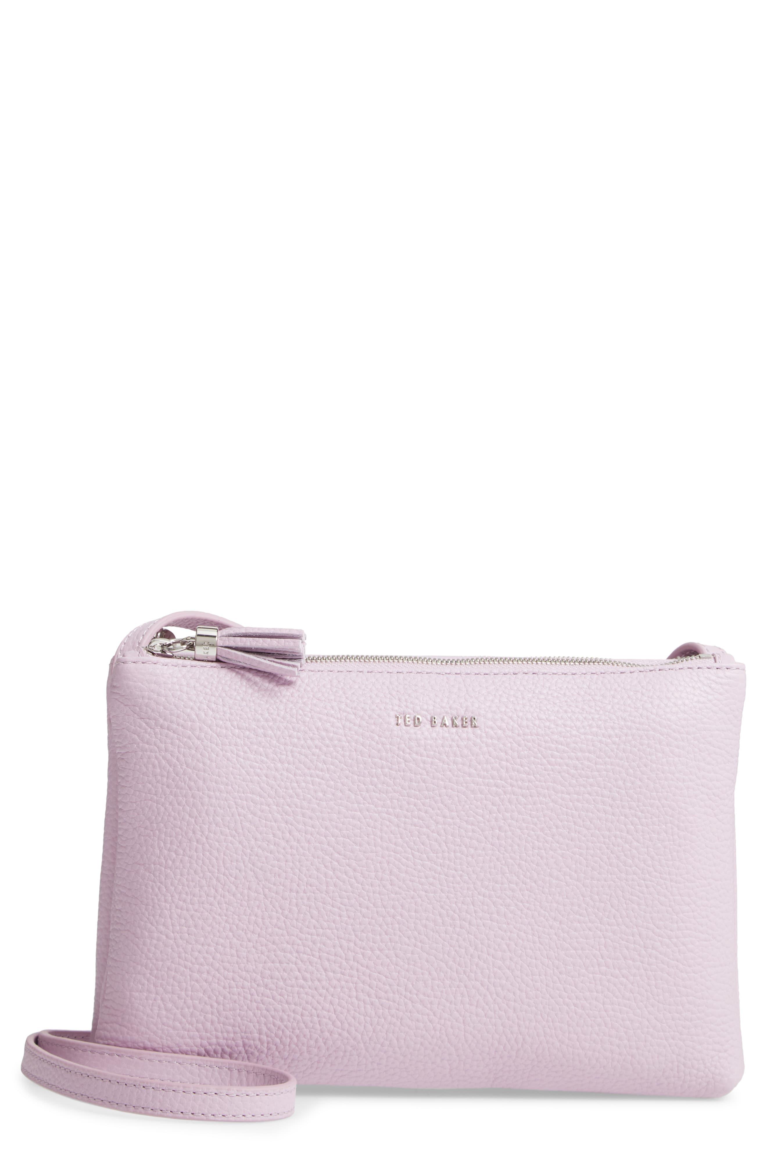 ted baker double zip cross body bag