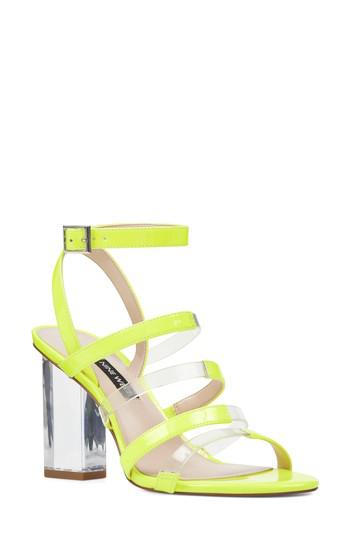 nine west mod transparent heel