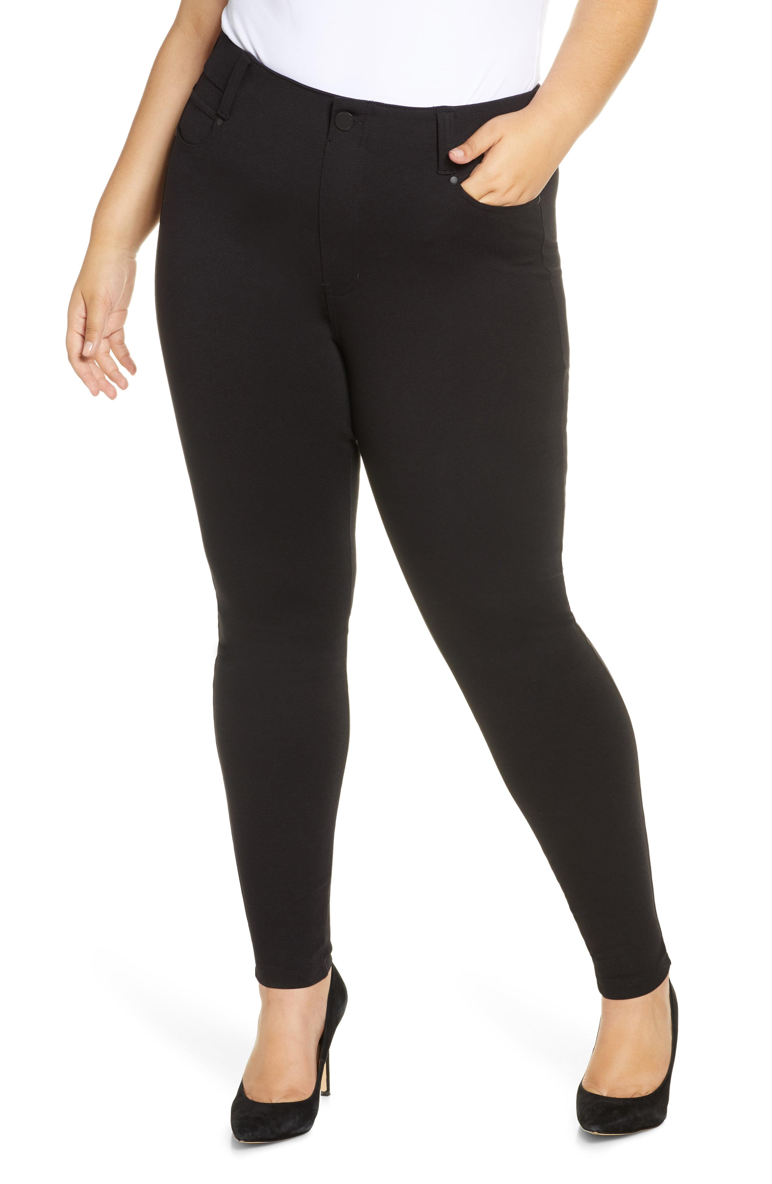 Liverpool Jeans Company Womens Sienna Pull On Legging in Glenn Windowpane Soft Ponte Knit