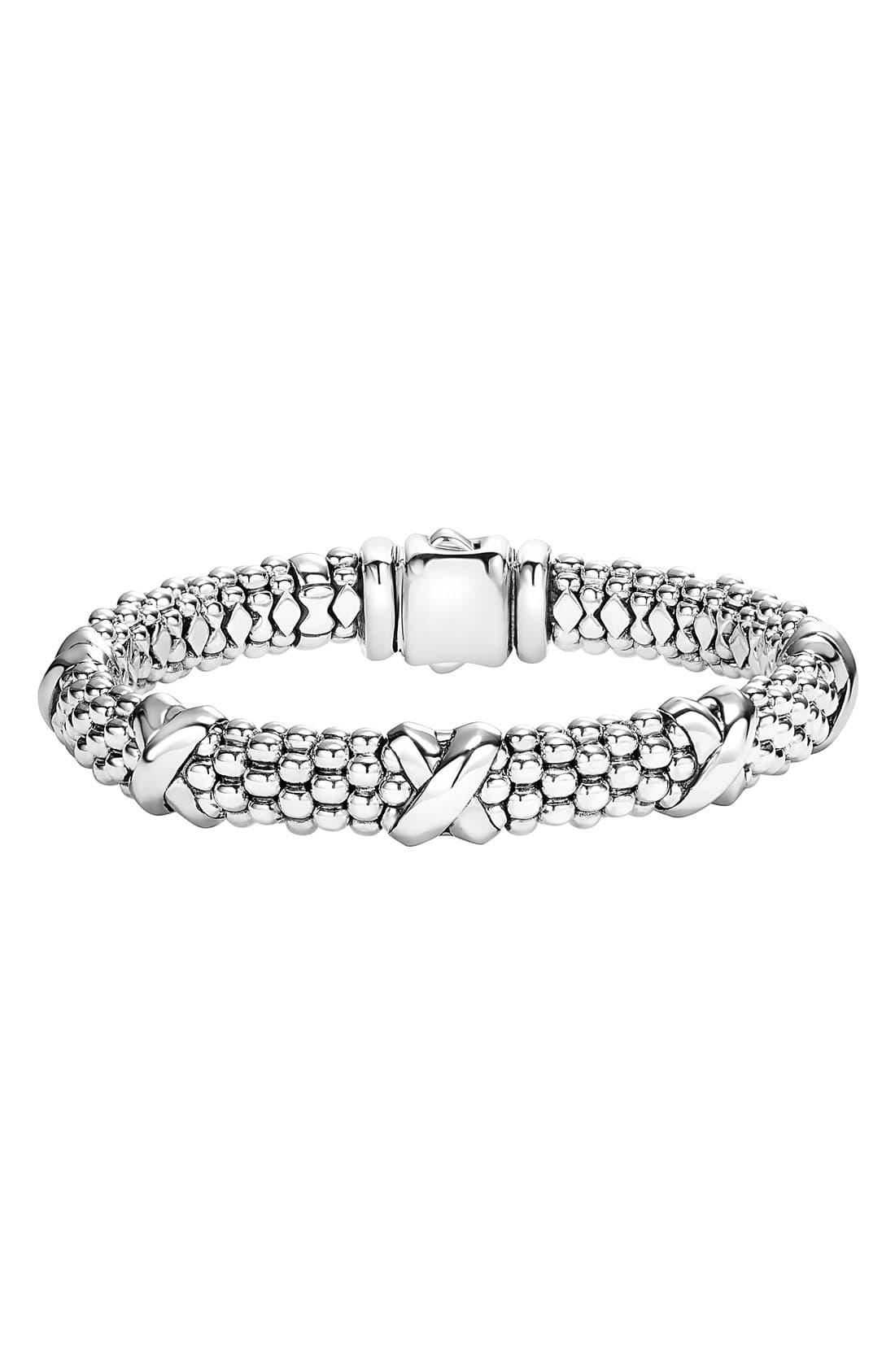 Lagos 'signature Caviar' Oval Rope Bracelet in Sterling Silver ...