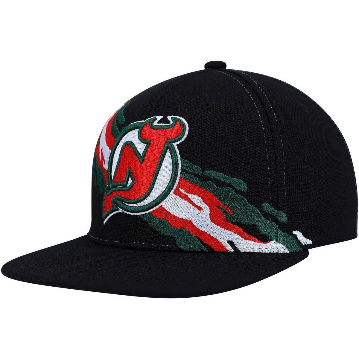 Mitchell & Ness New Jersey Devils Vintage Paintbrush Snapback Hat At  Nordstrom in Black for Men | Lyst