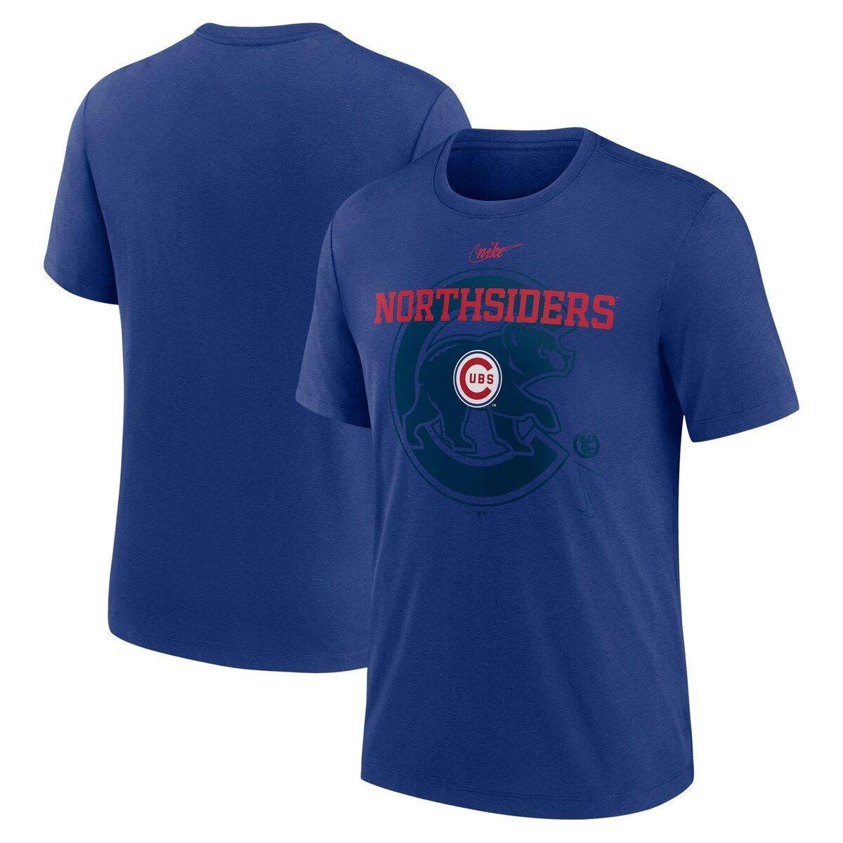 Nike Chicago Cubs Rewind Retro Tri-blend T-shirt At Nordstrom in Blue for  Men