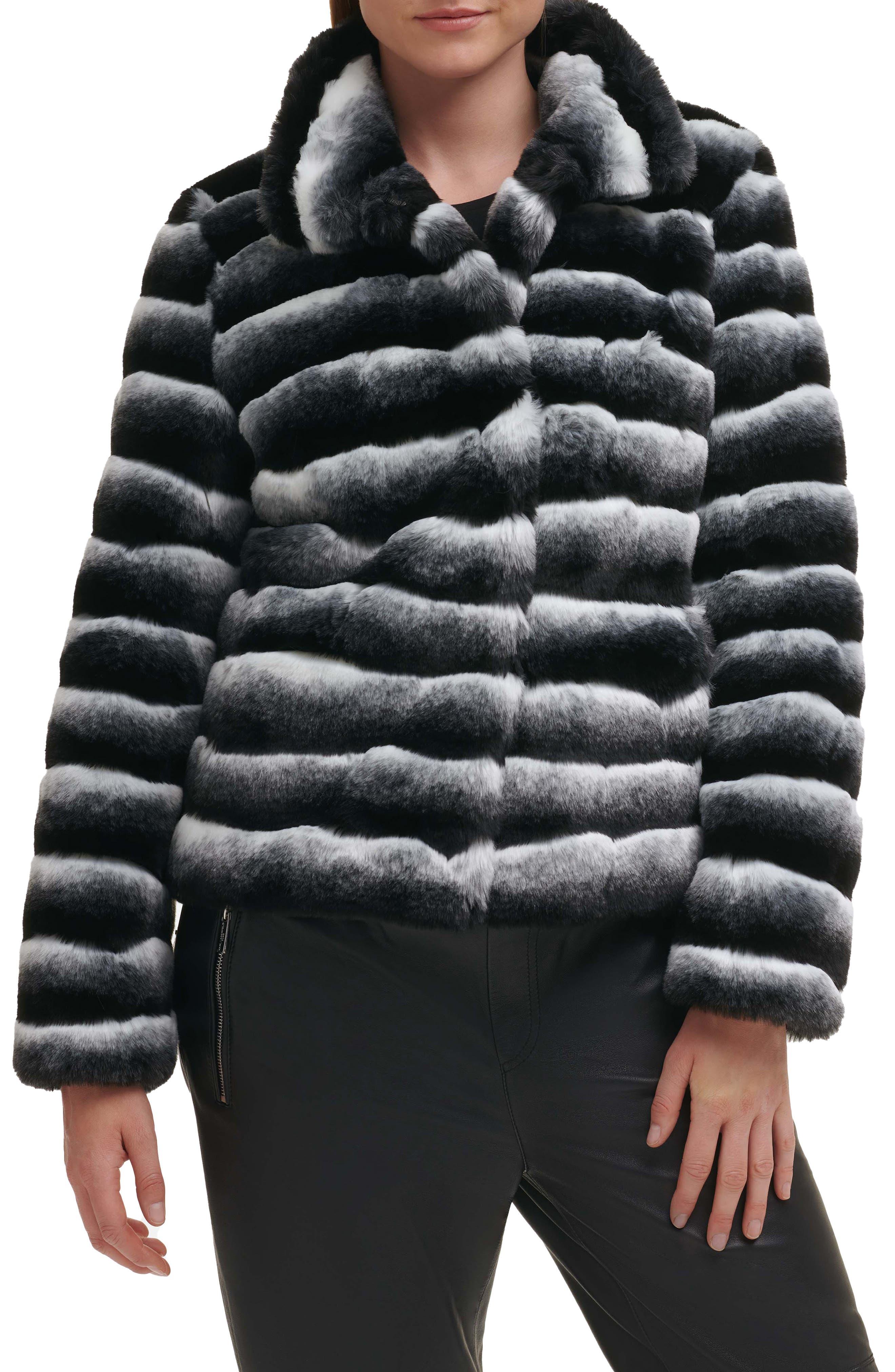 Karl lagerfeld 2025 faux fur coat