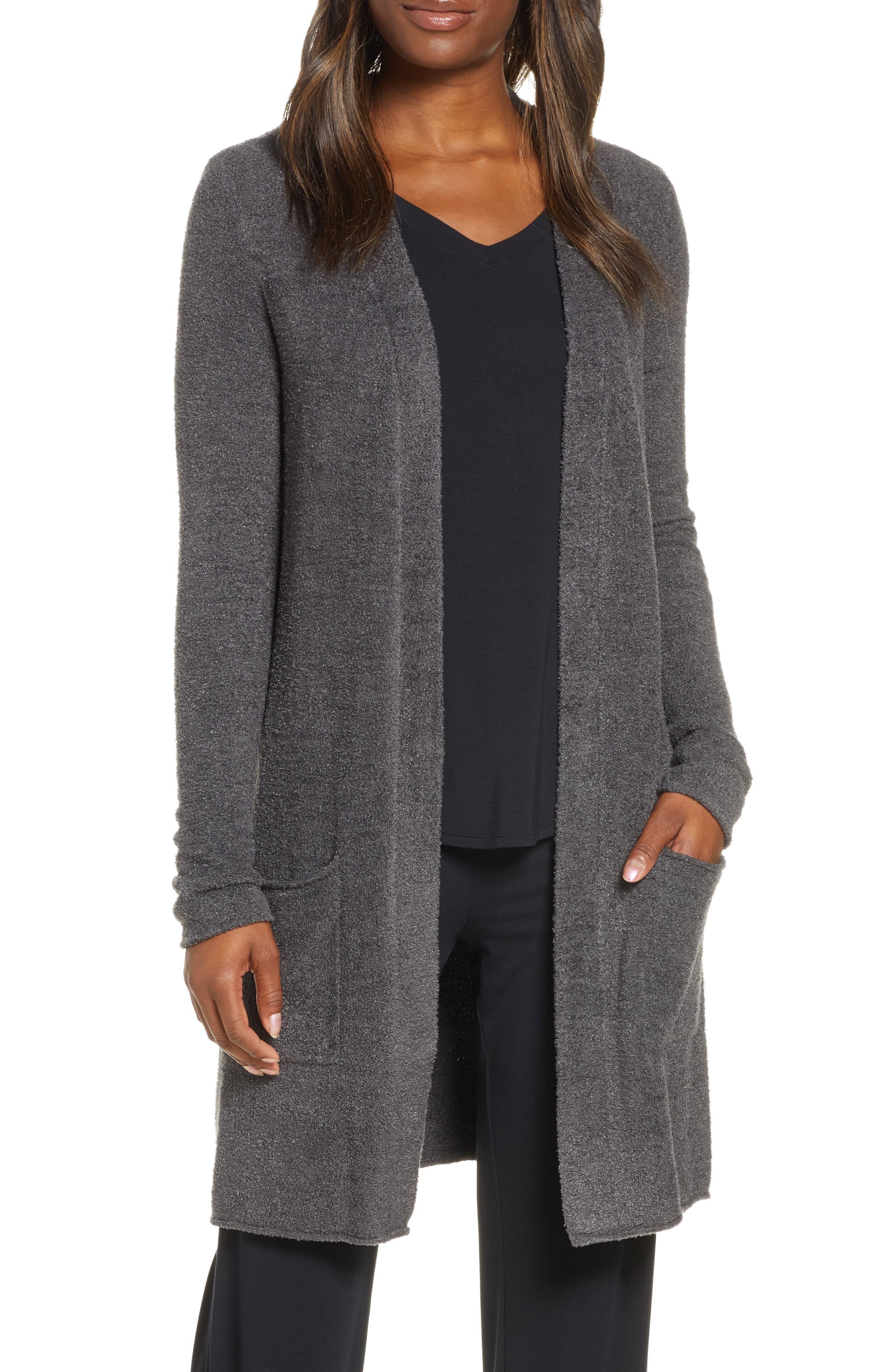 Barefoot Dreams Barefoot Dreams Cozychictm Lite Long Cardigan in Carbon ...