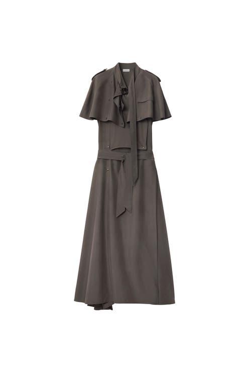 burberry silk trench dress Burberry Preloved Agatha Trench Dress in Black Silk