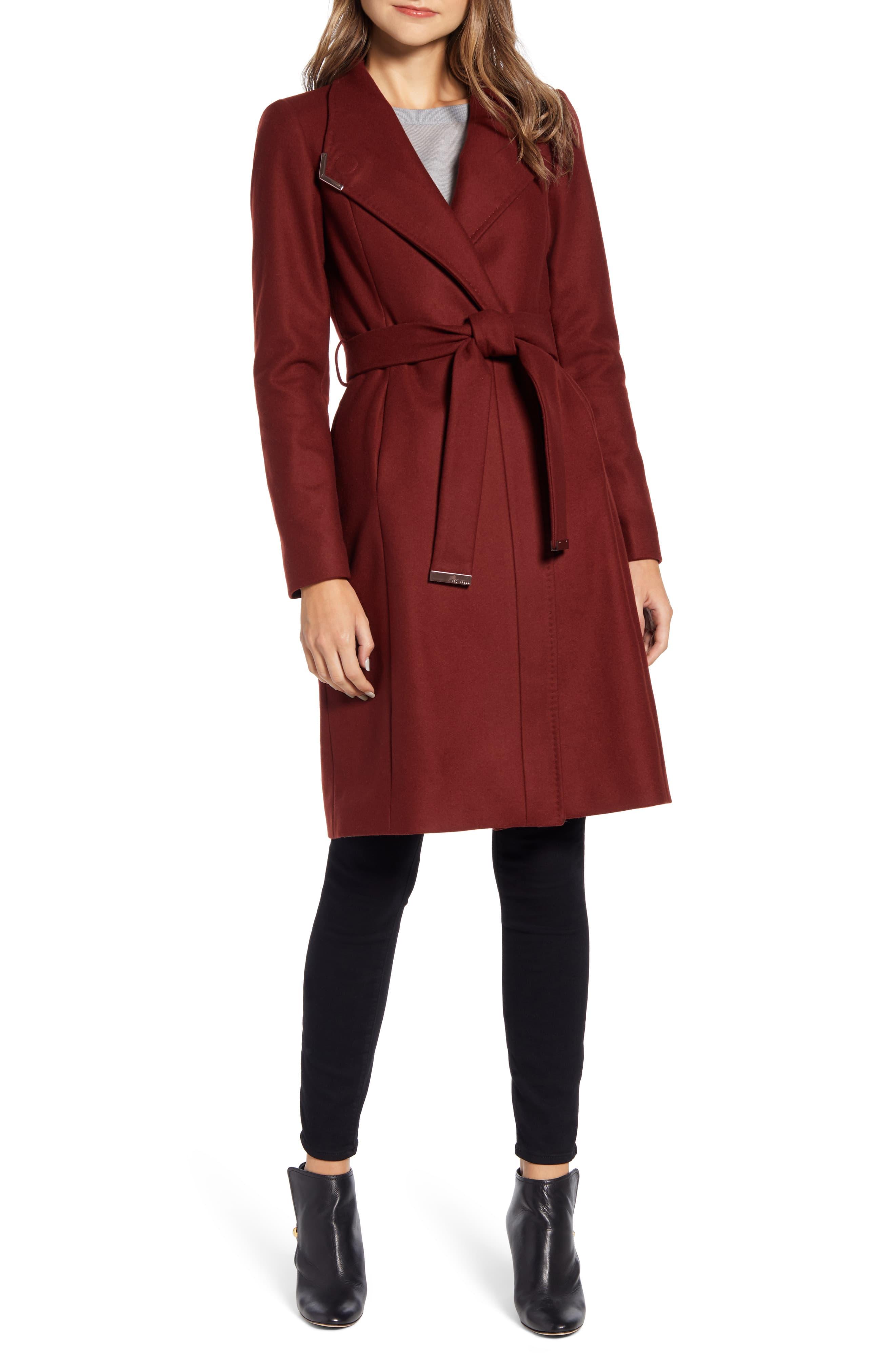 ted baker cashmere wrap coat