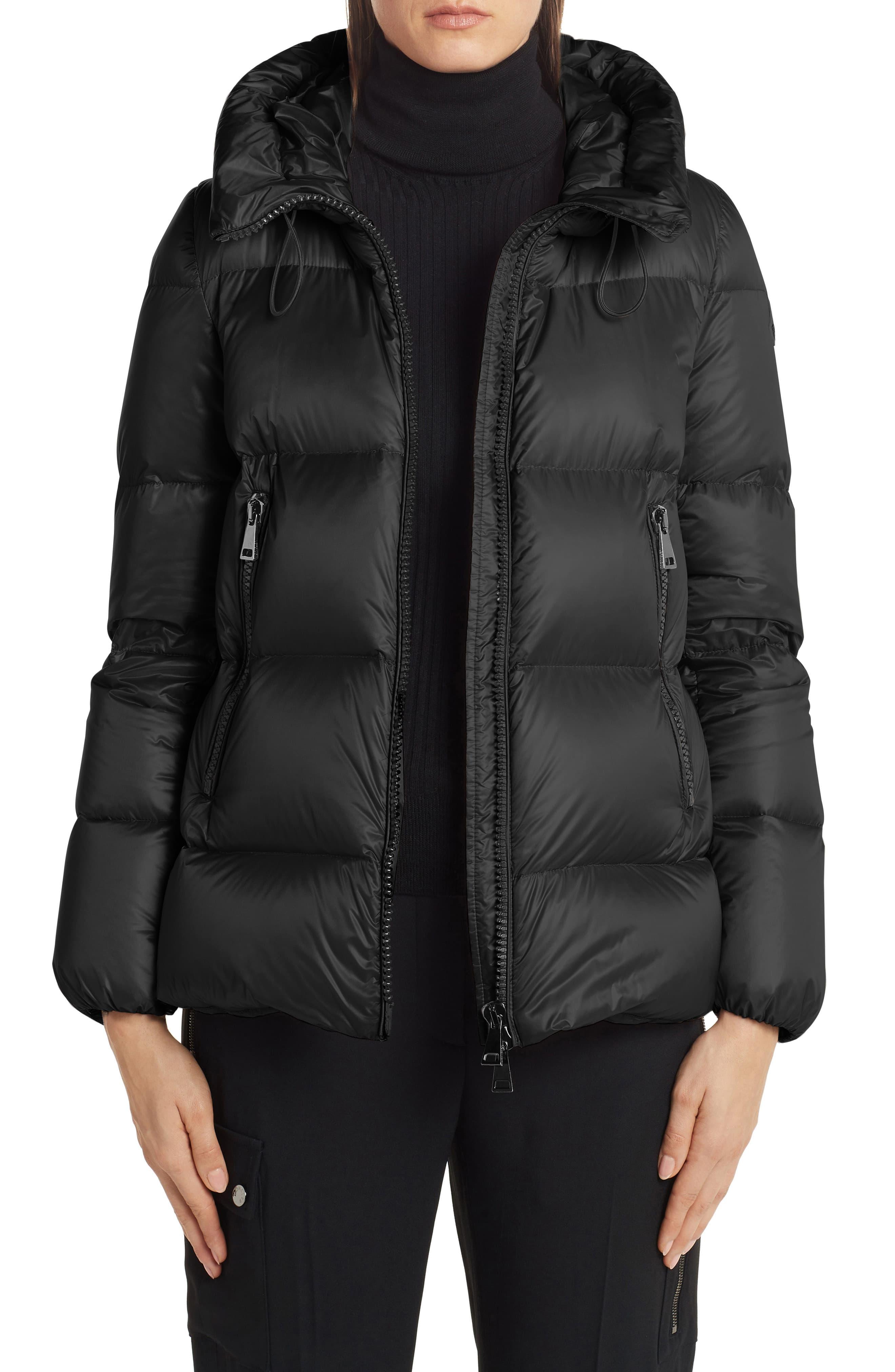 moncler hooded quilted down jacket