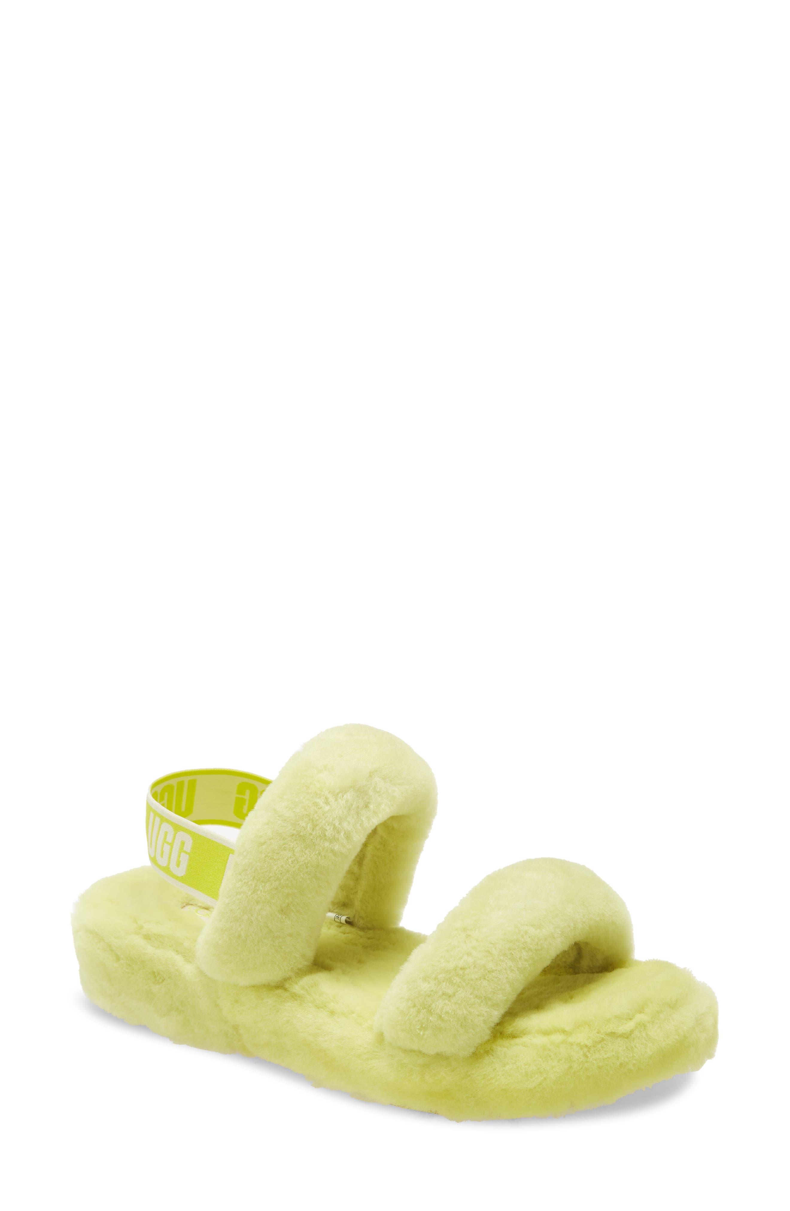 baby ugg sandals yellow