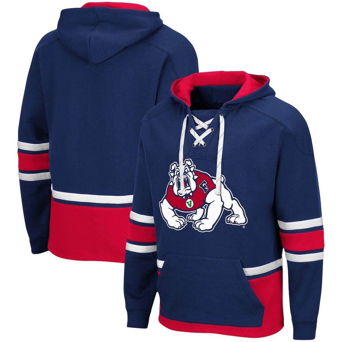 Colosseum Athletics Fresno State Bulldogs Lace Up 3.0 Pullover Hoodie ...