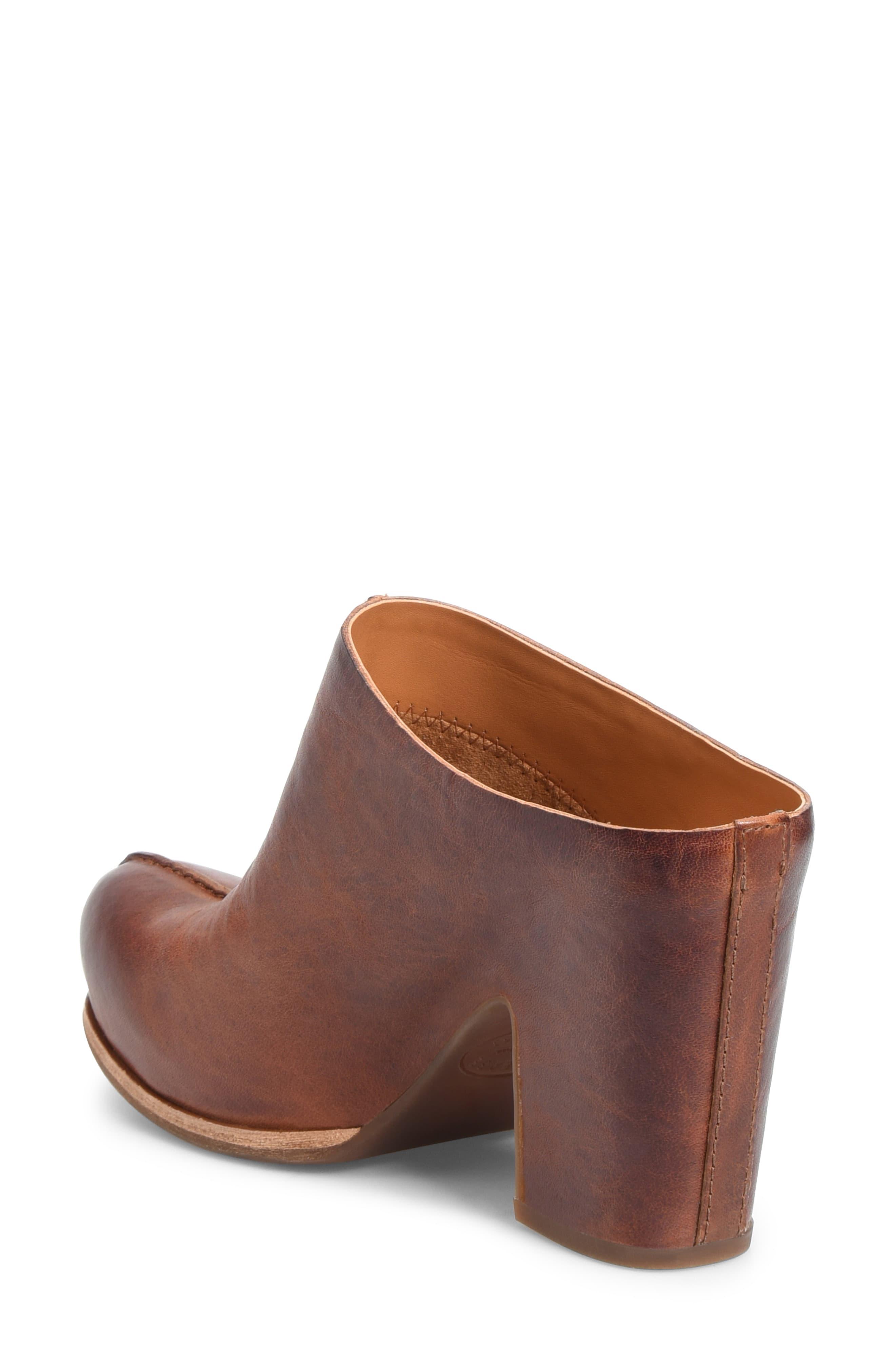 kork ease sagano clog dark brown