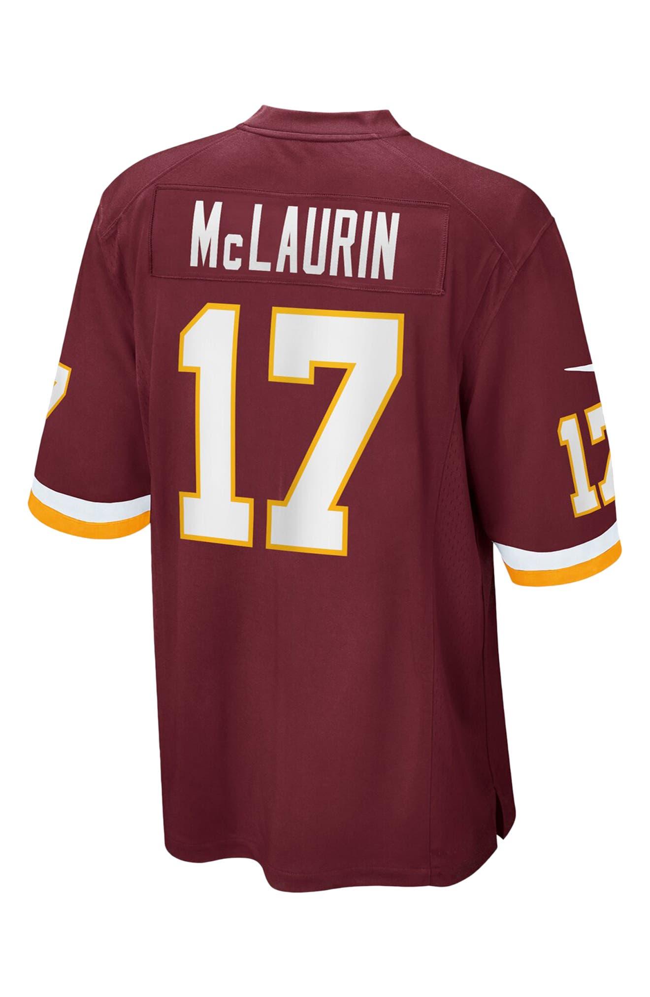 Men's Nike Terry McLaurin Burgundy Washington Football Team Player Game Jersey