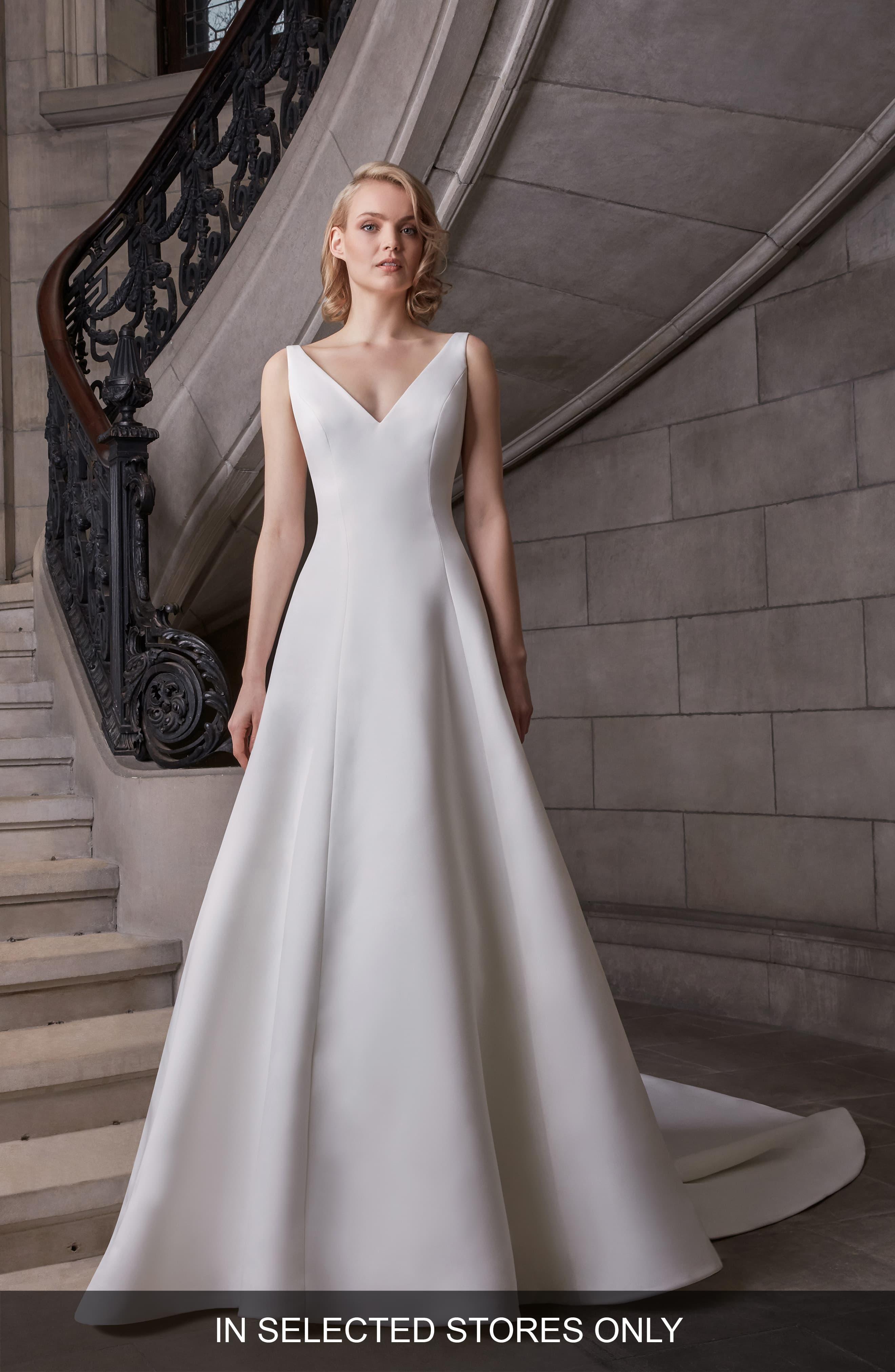 Sareh Nouri Caroline A Line Wedding Dress In White Lyst