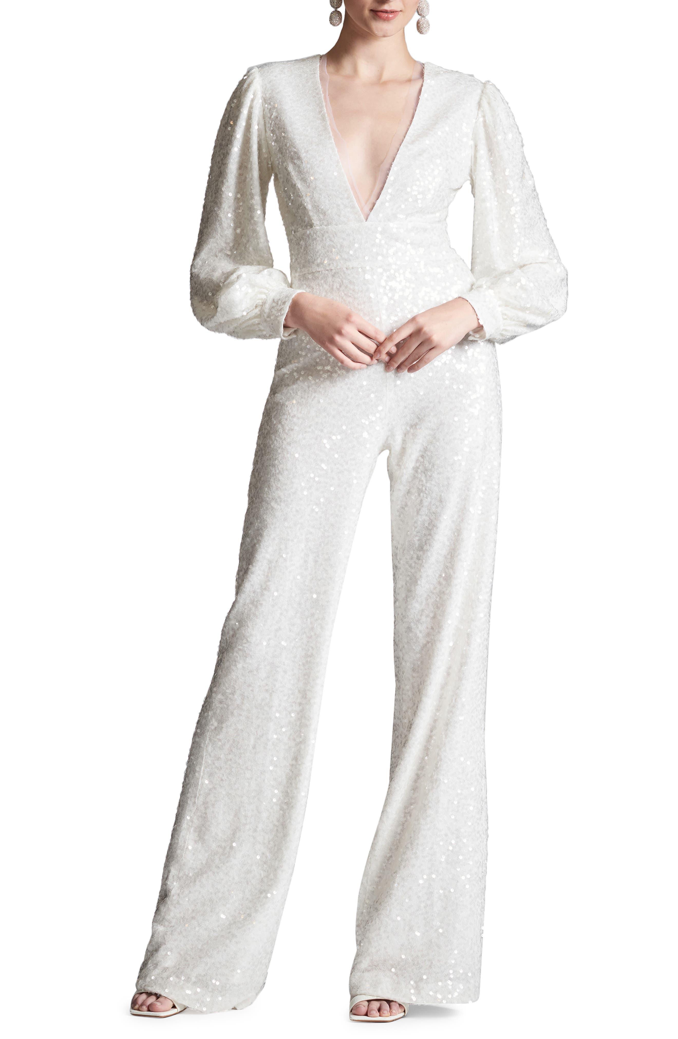 Colette White Jumpsuit, Jumpsuits