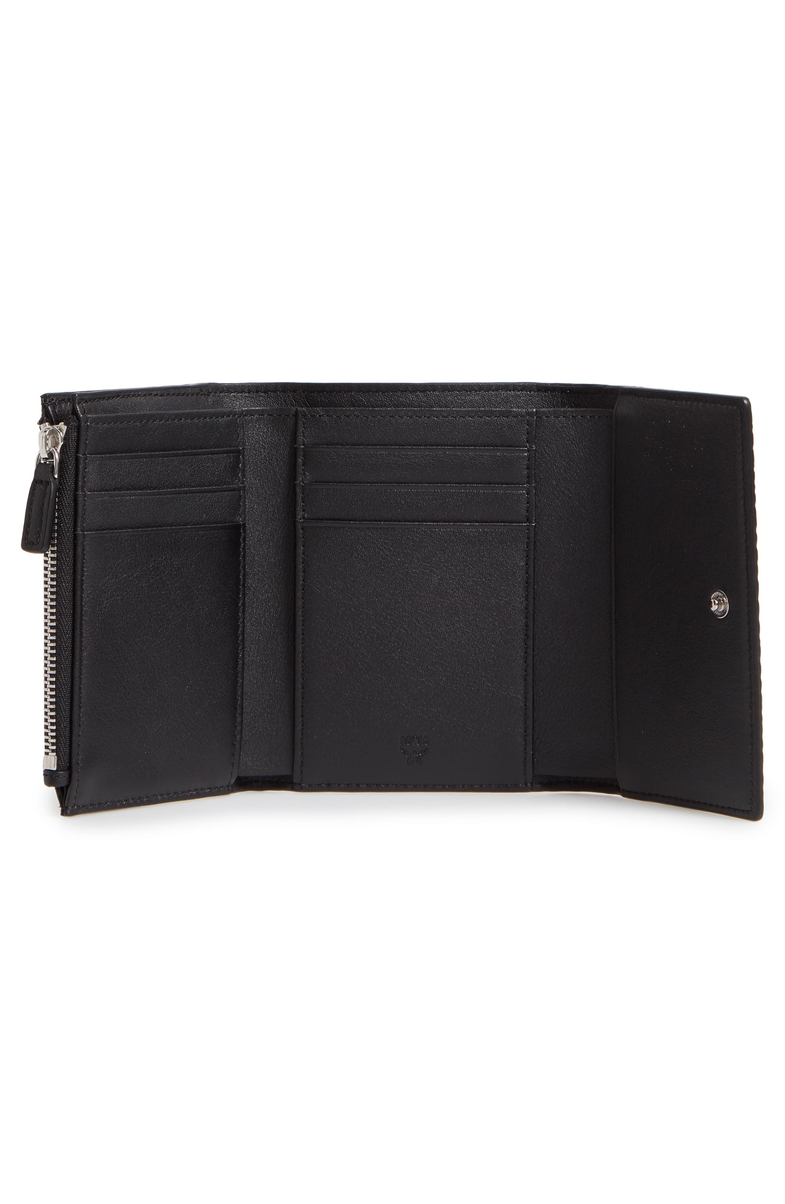 mcm small trifold wallet