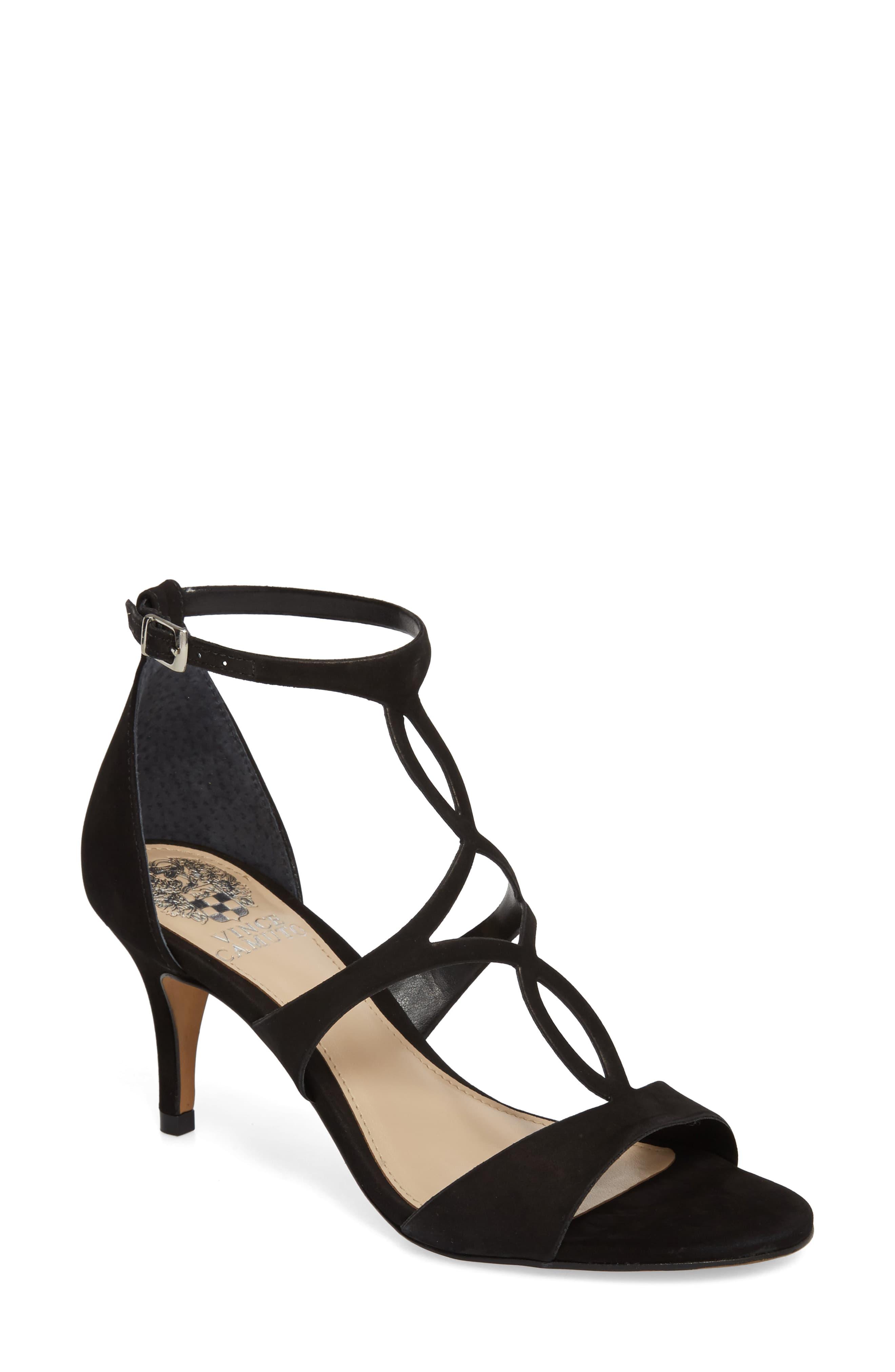 Vince Camuto Payto Sandal in Black Leather (Black) - Save 51% - Lyst