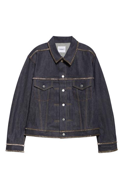 TAKAHIROMIYASHITA TheSoloist. Stud Embellished Denim Tracker