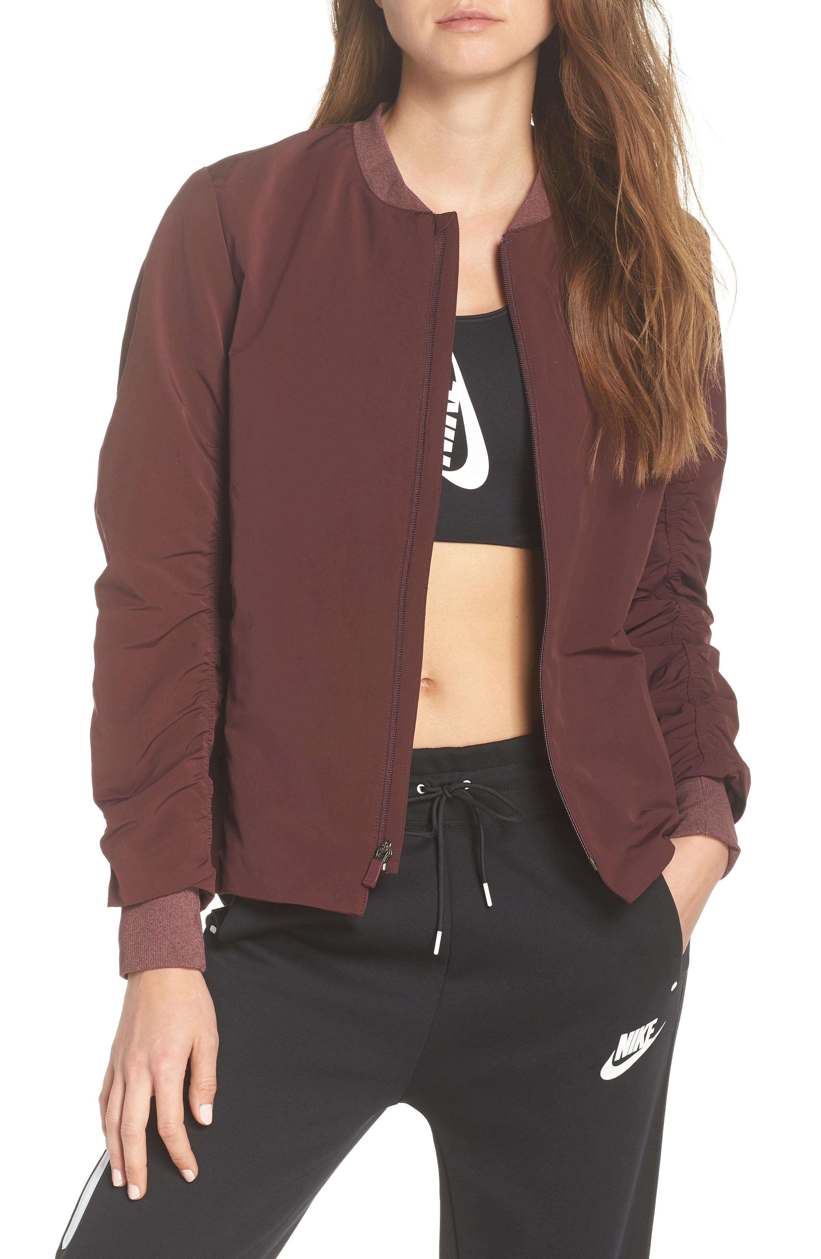 nike shield bomber jacket