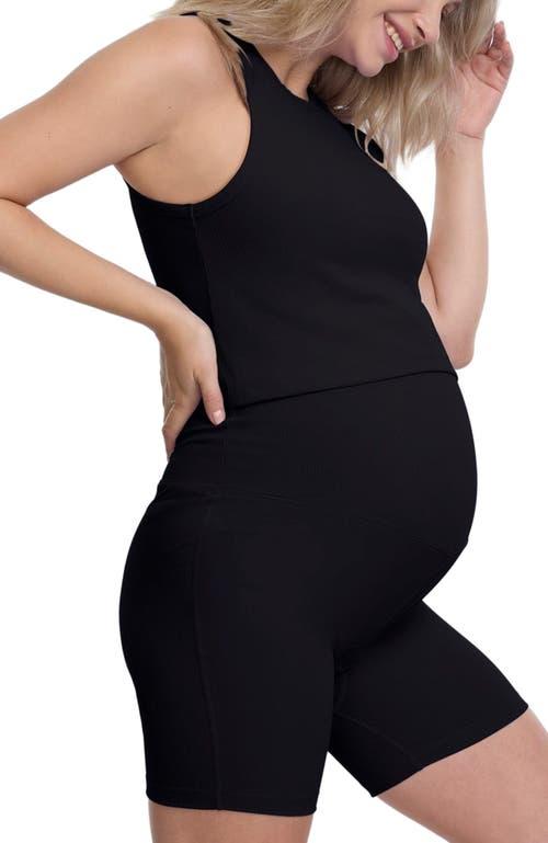 売れ筋商品|||マザーフッドマタニティ カットソー トップス レディース Maternity Crew Neck Racerback Cropped Tank - Motherhood Black Motherhood Maternity Crew Neck Racerback Cropped Maternity