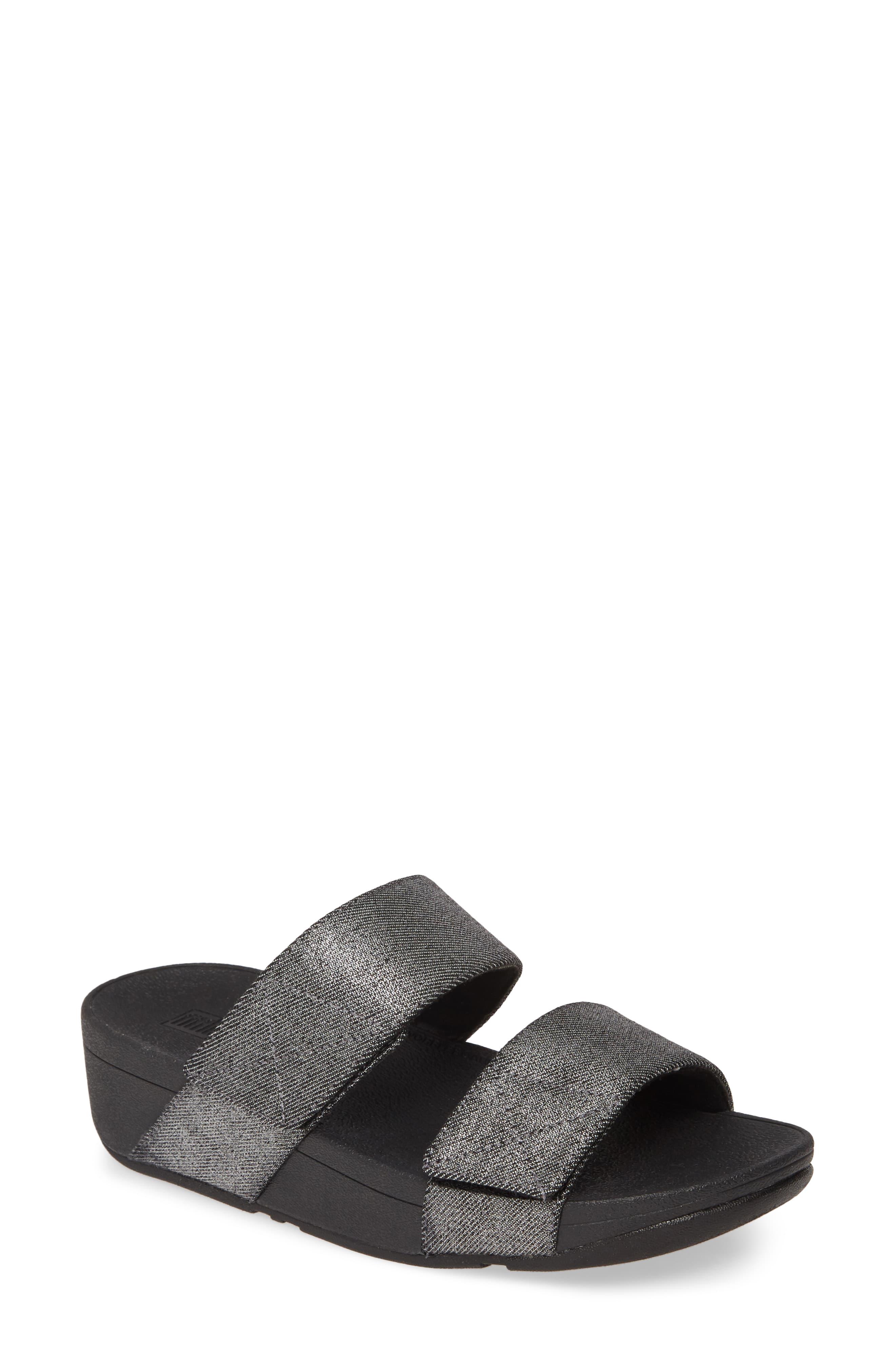 fitflop mina leather slides