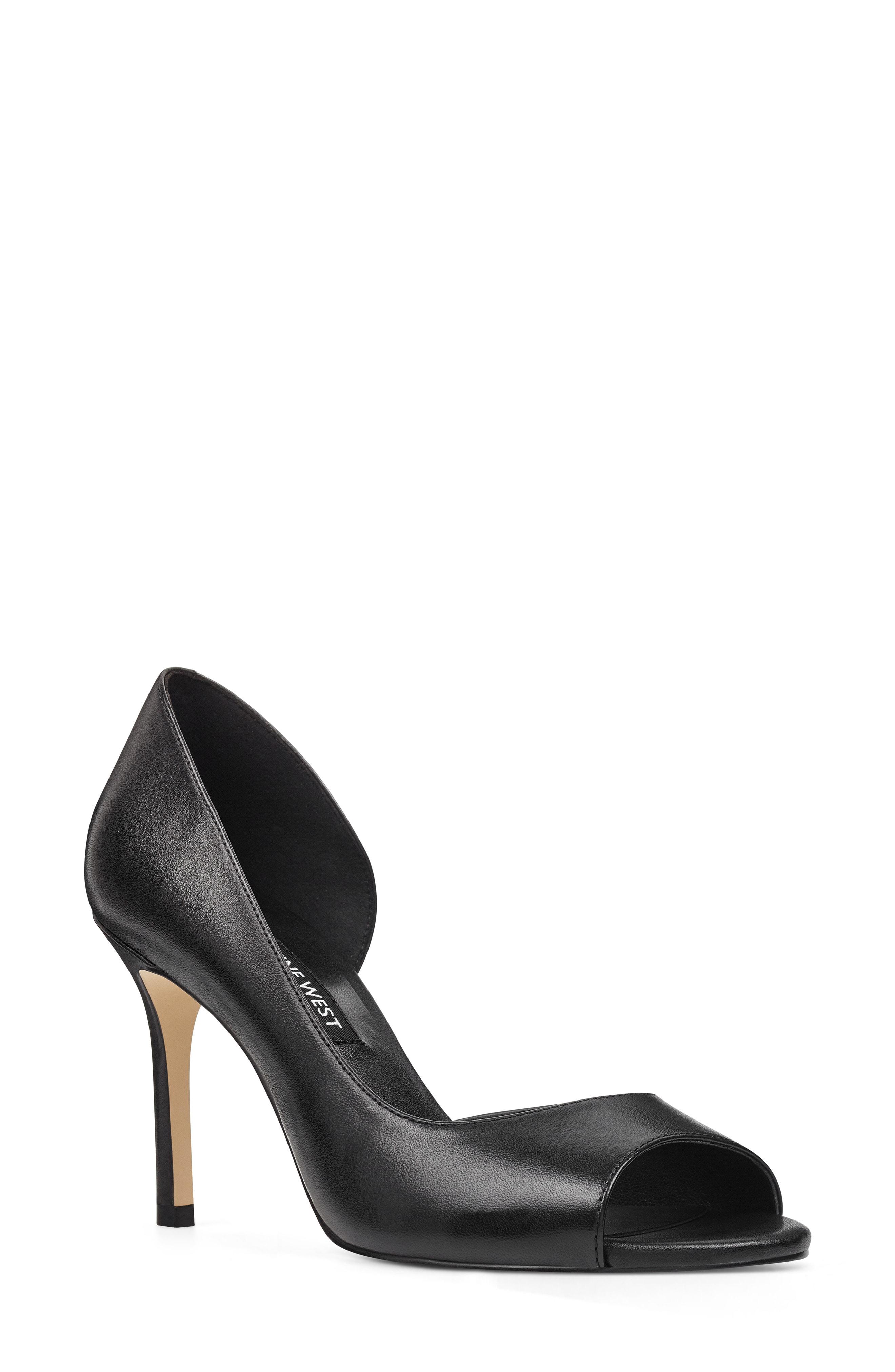 jeff peep toe pumps