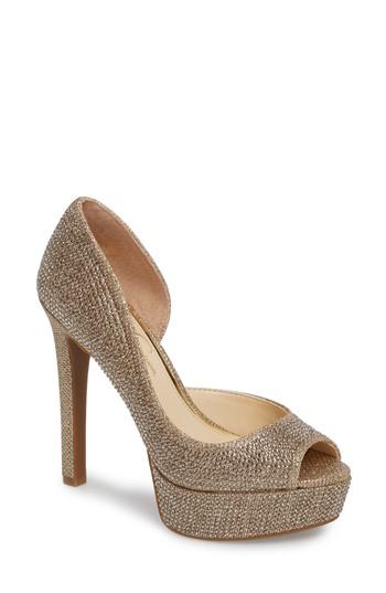 jessica simpson metallic pumps