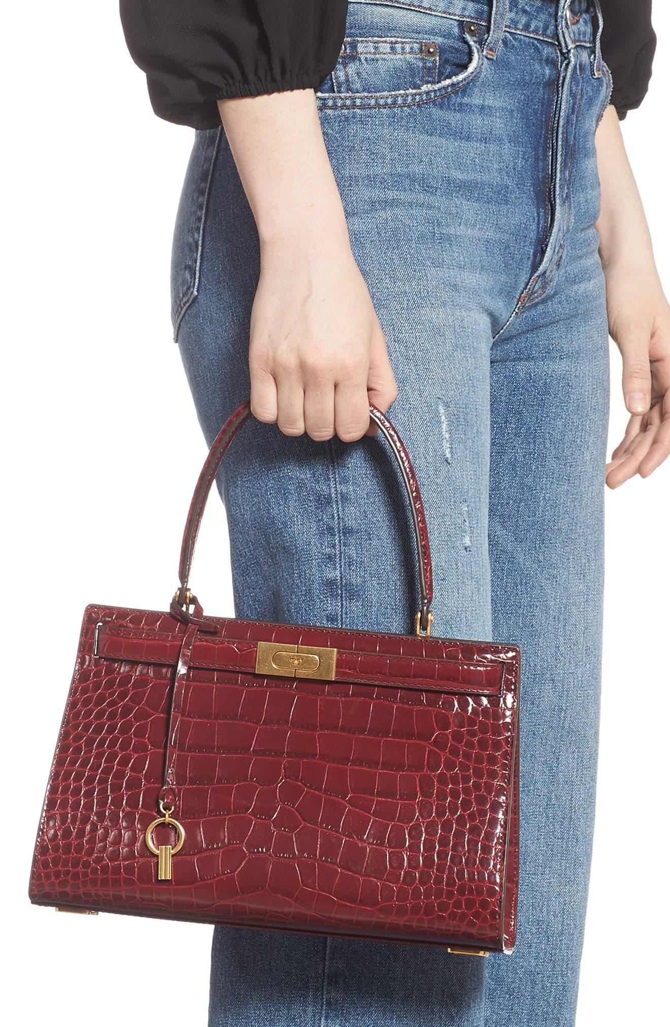 Tory burch discount lee radziwill croc