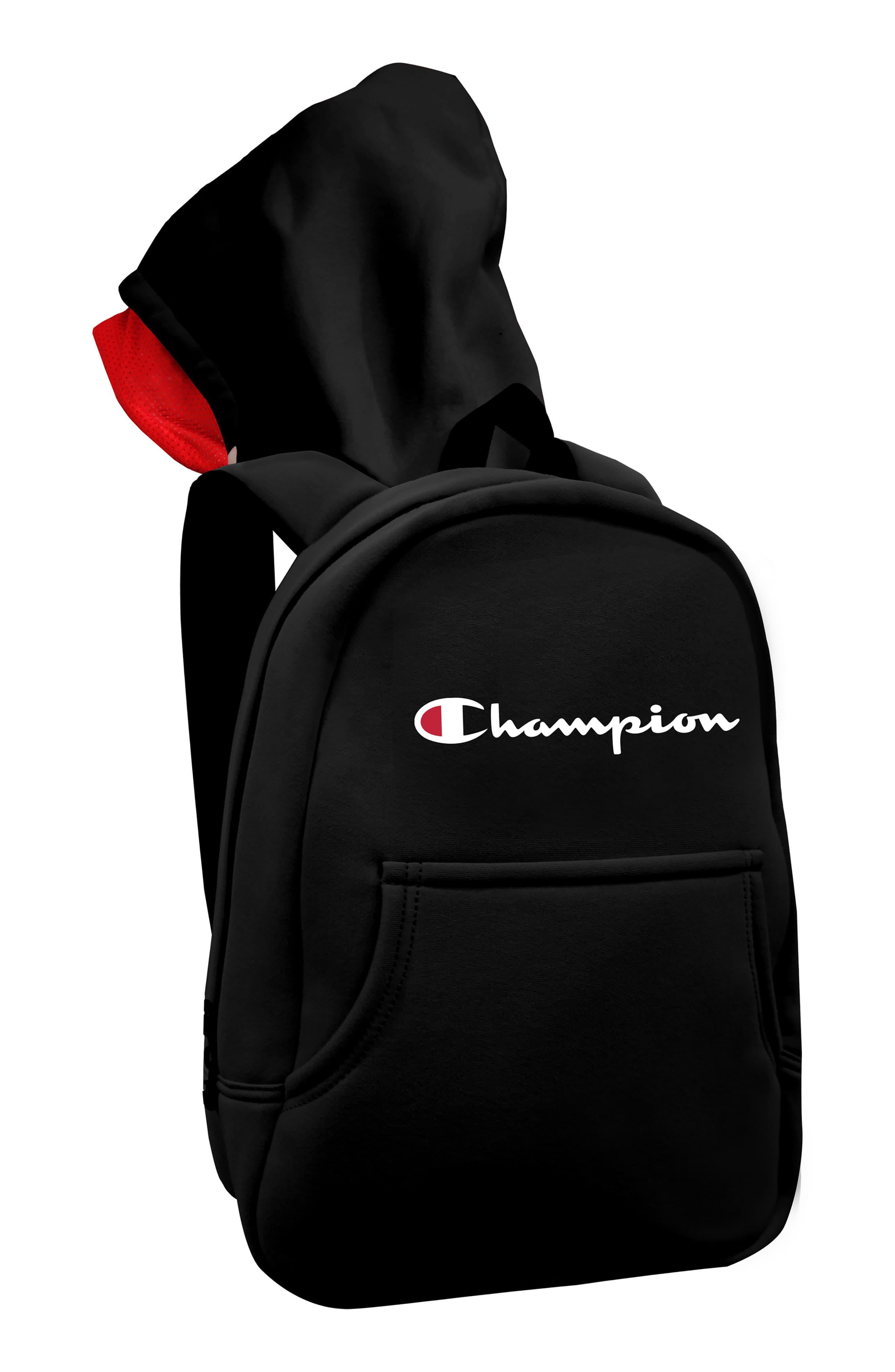 Champion Reverse Weave Hoodie Black Backpack, 55% OFF