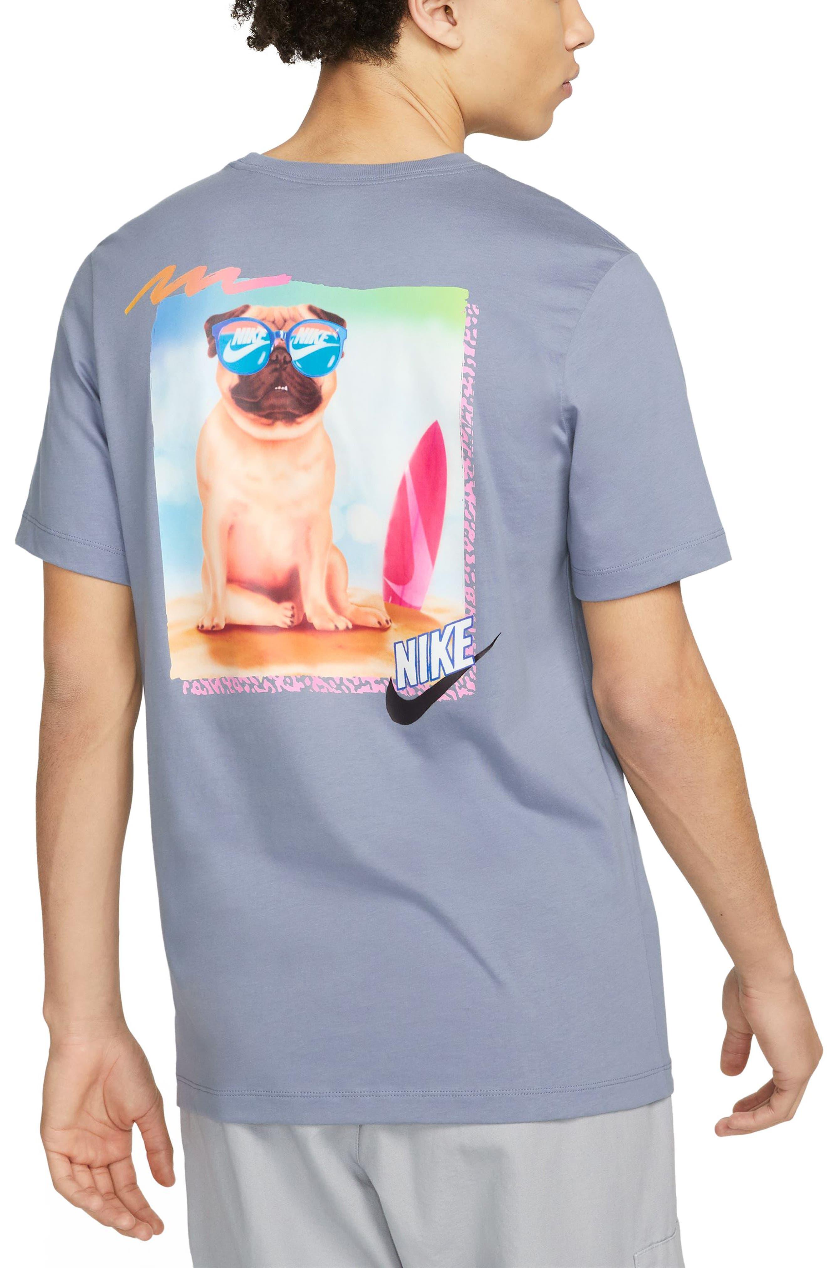 Nike Beach Pug Graphic Tee in Blue for Men | Lyst