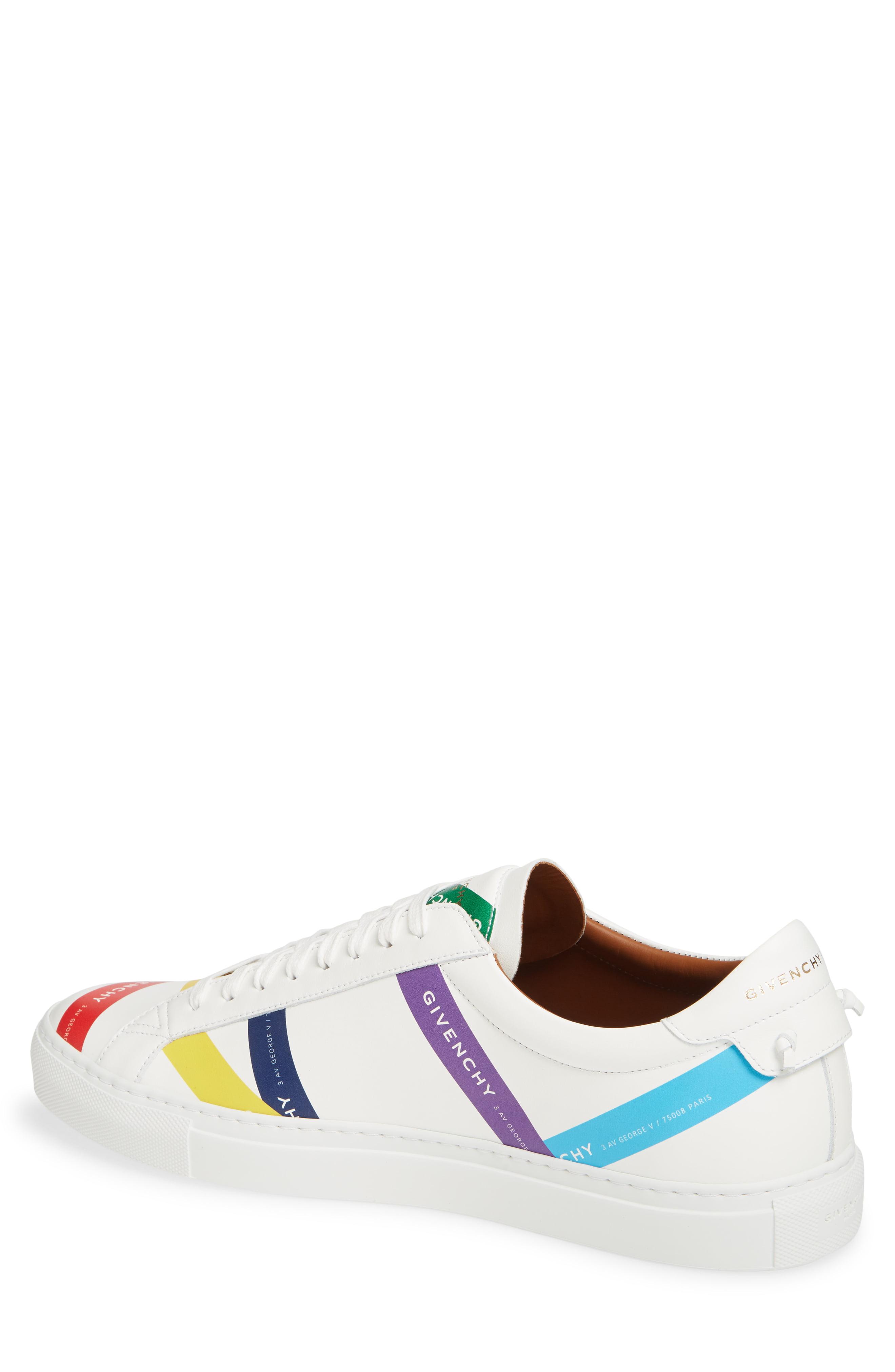 givenchy rainbow sneakers