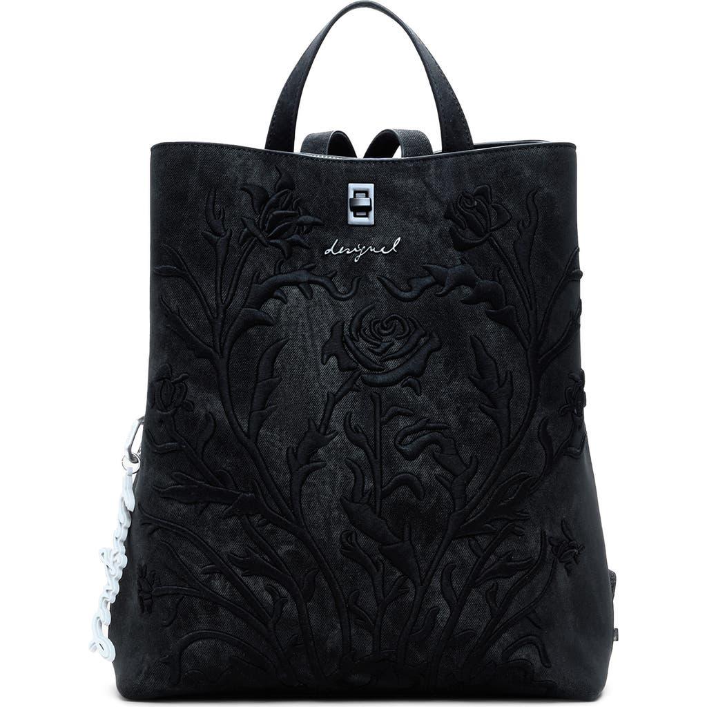 desigual-Black-Flower-Embossed  display picture 3