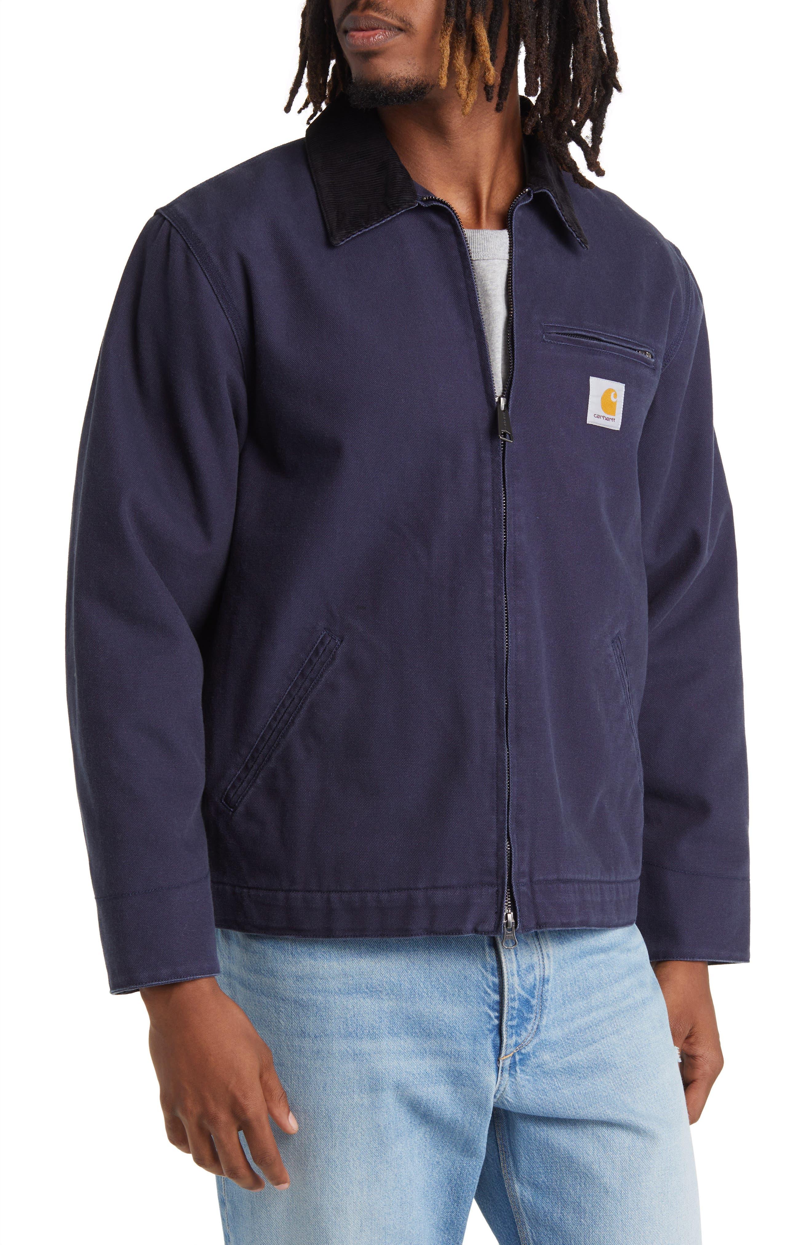 Carhartt detroit jacket navy cheap blue