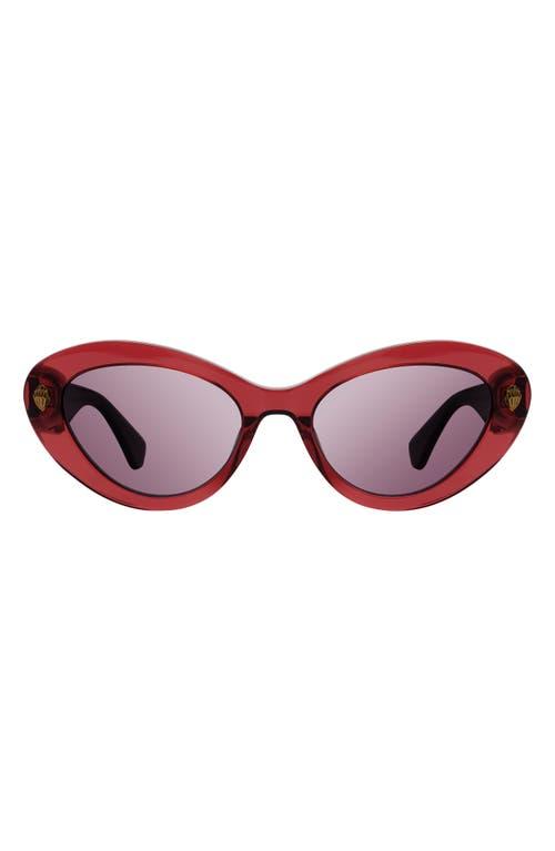 Kurt Geiger 52Mm Cat Eye Sunglasses in Red | Lyst display picture 1