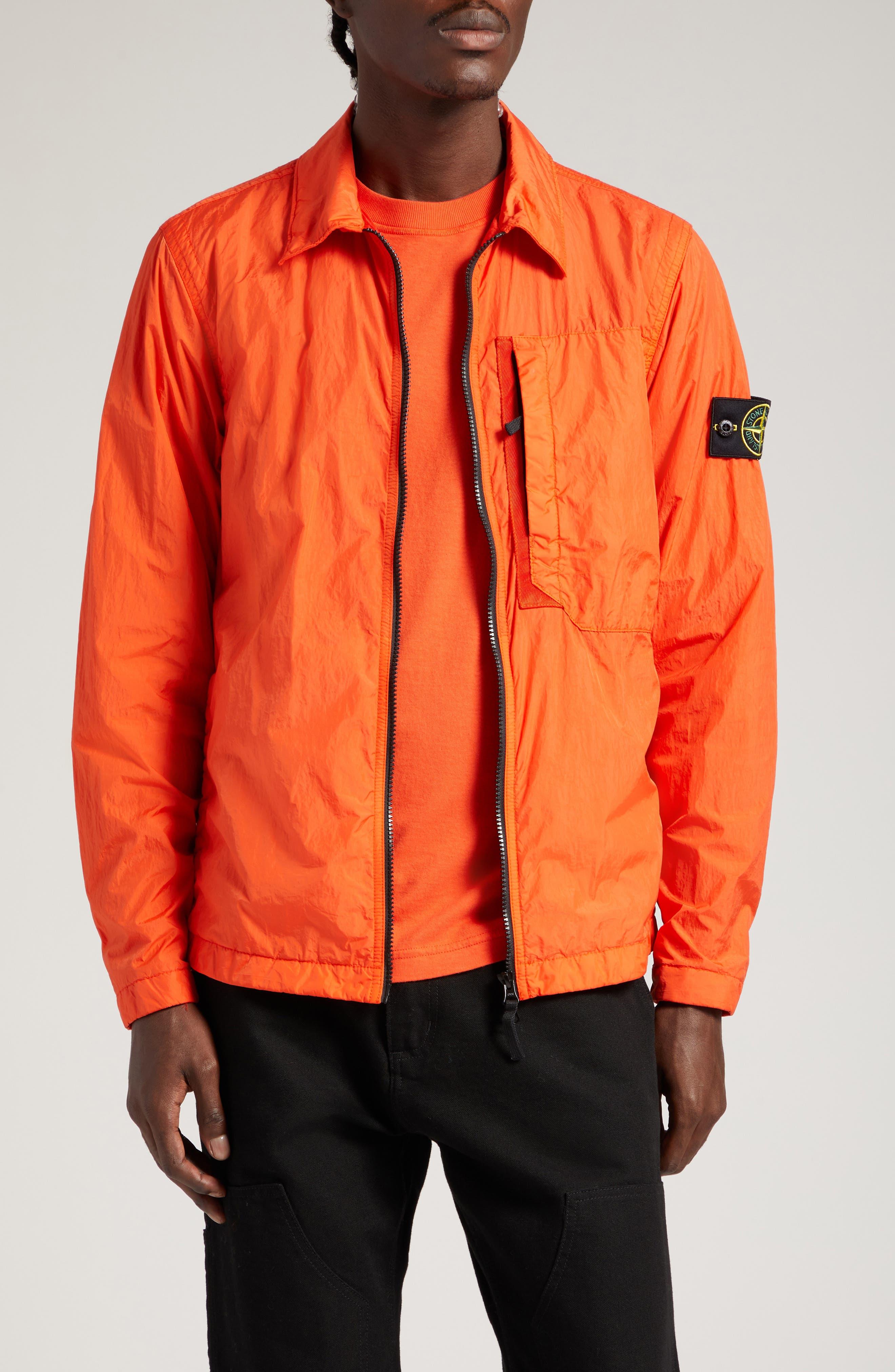 Orange stone sale island overshirt