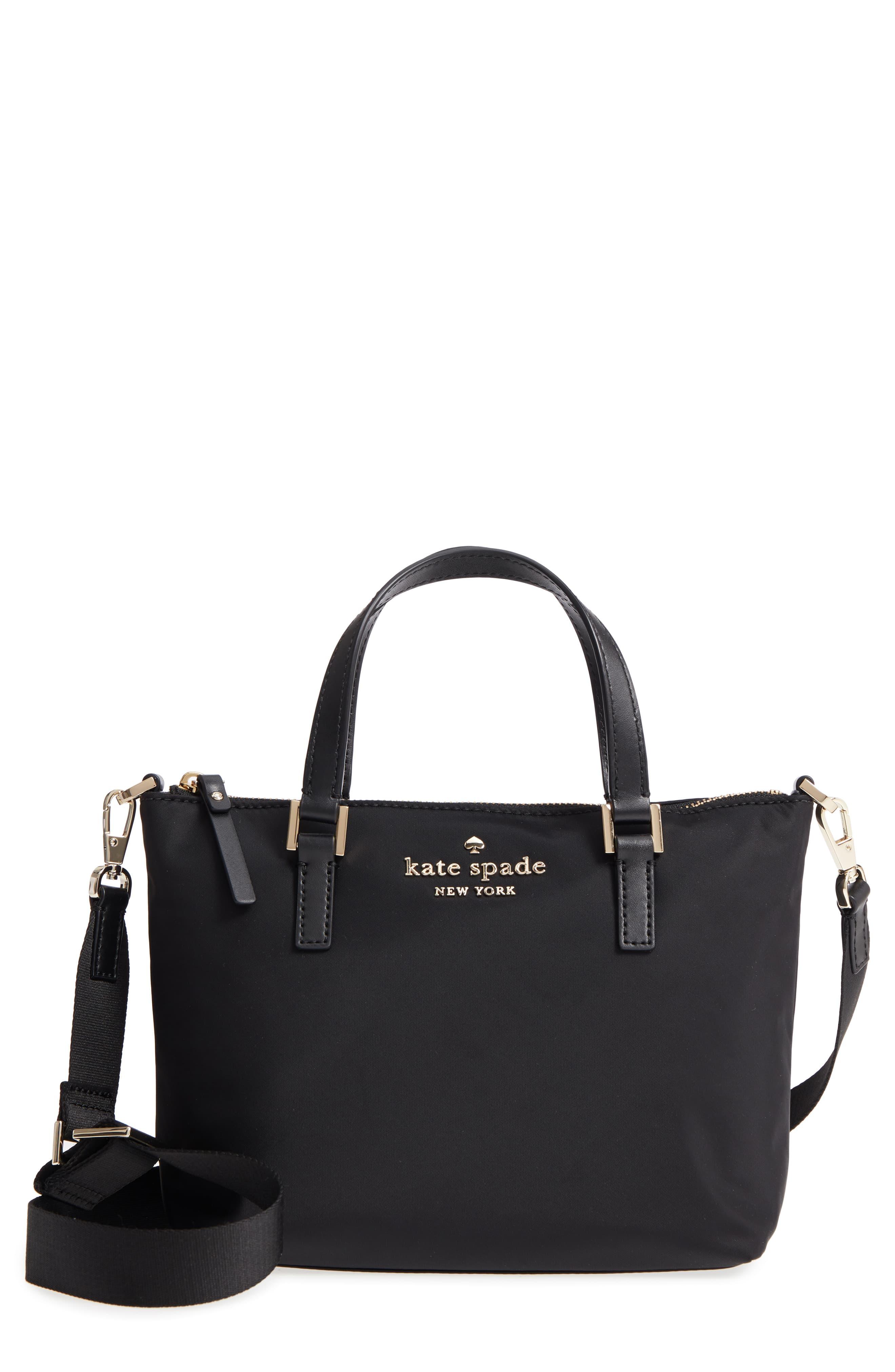 Kate Spade Synthetic Watson Lane Lucie Nylon Crossbody Bag in Black