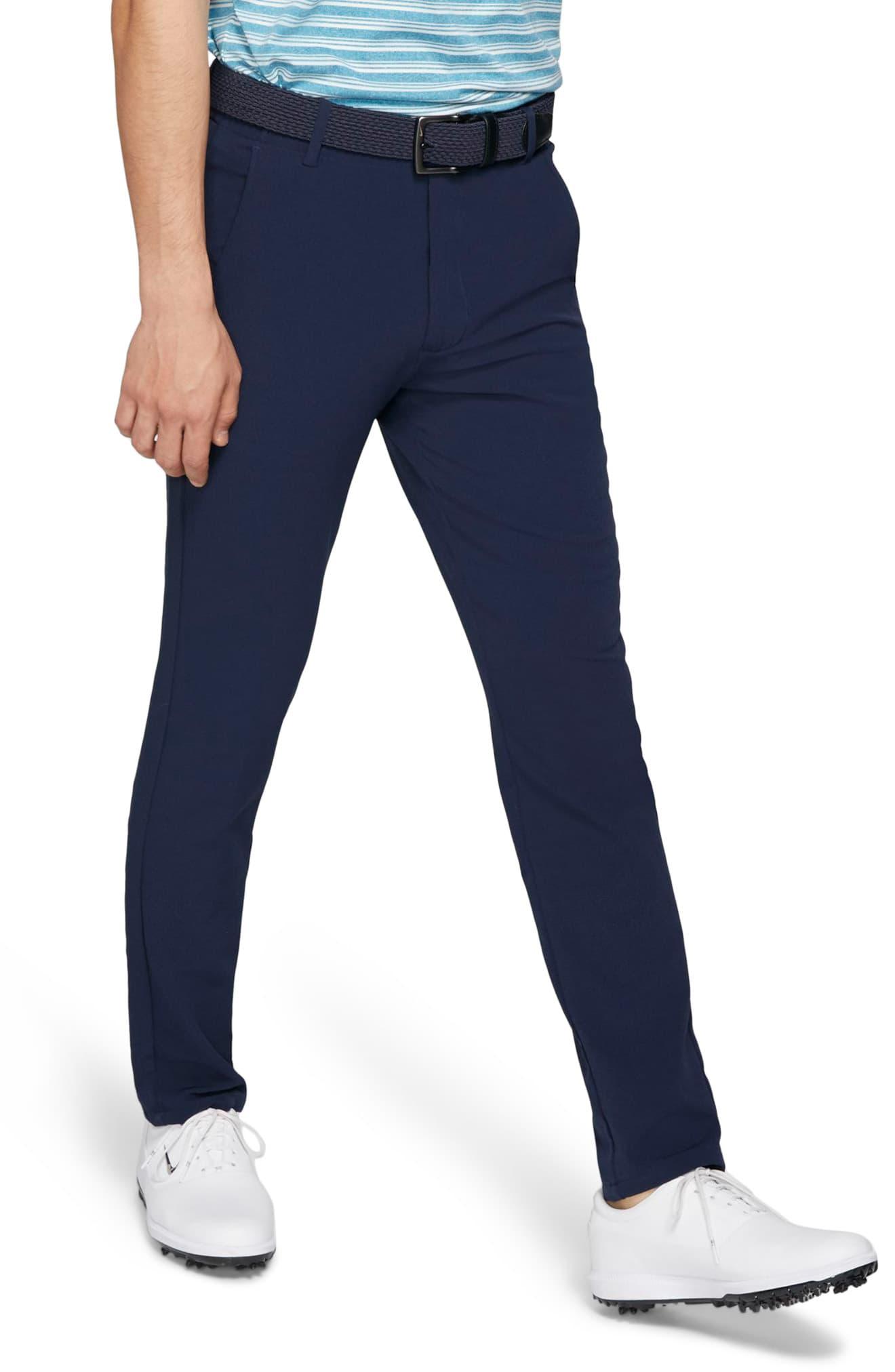 Nike Synthetic Flex Vapor Slim Fit Golf Pants in Blue for Men - Lyst