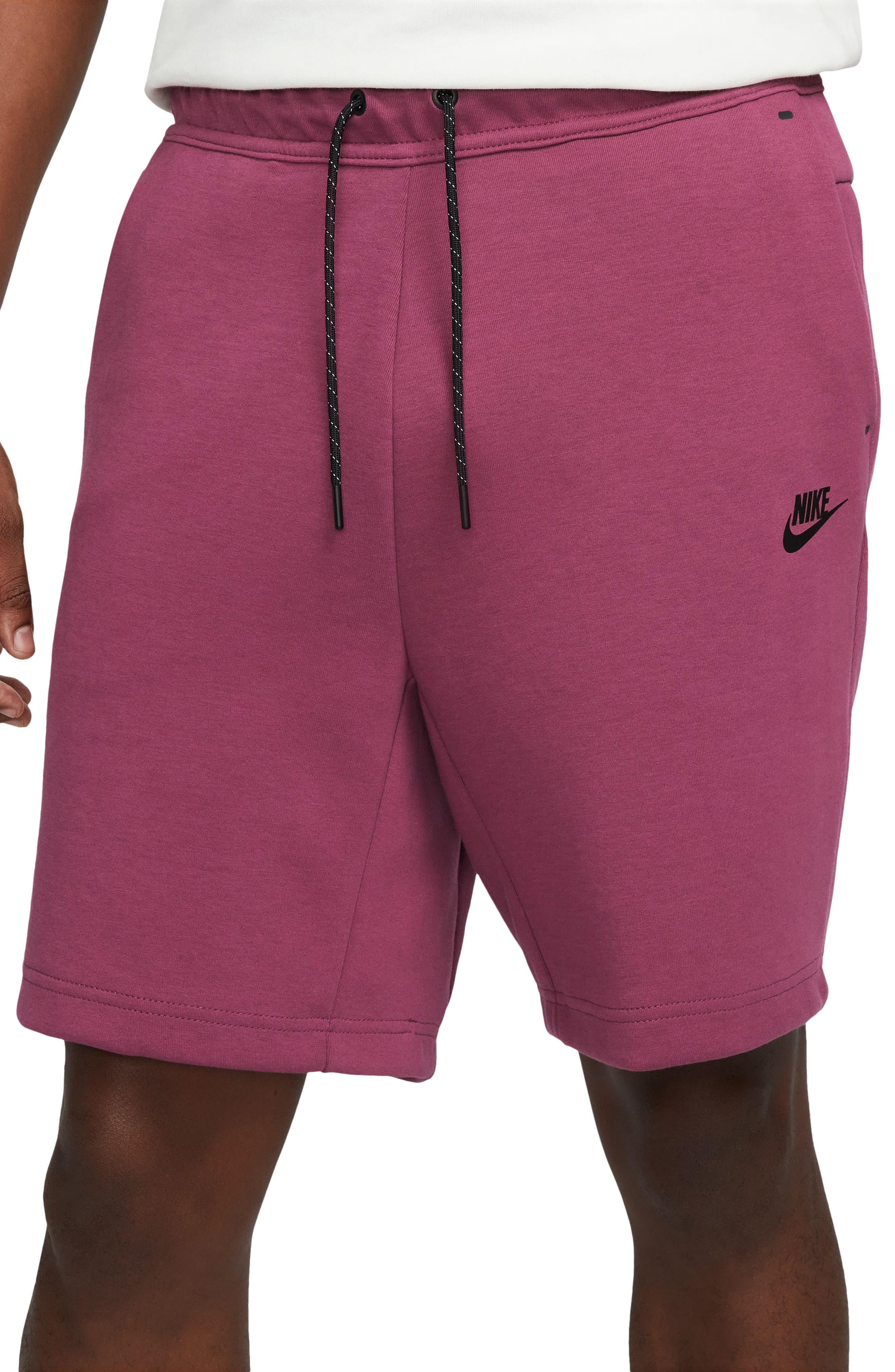Nike Sportswear Tech Fleece Shorts in Red for Men | Lyst