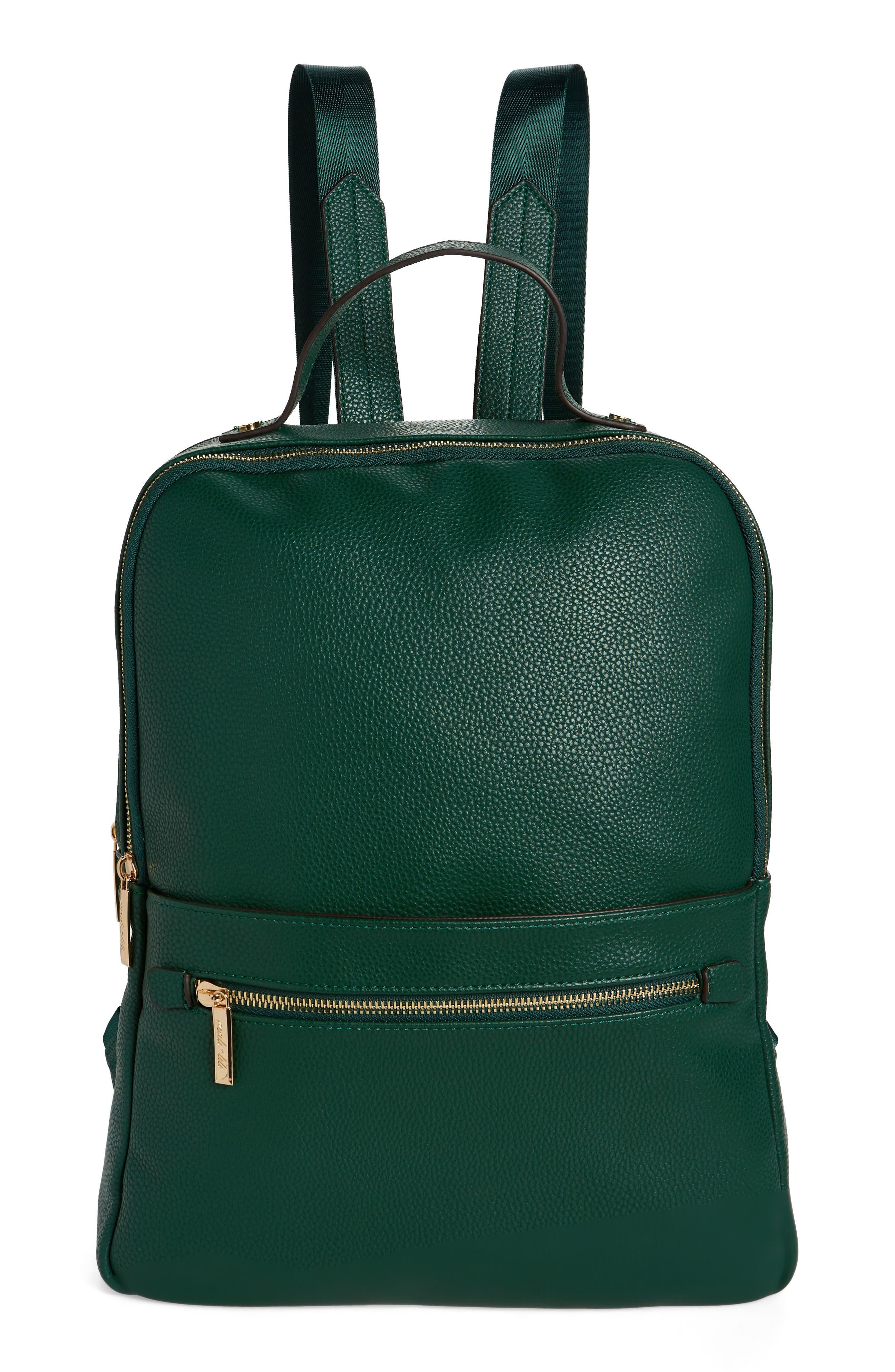MALI + LILI Mali + Lili Ivy 15-inch Vegan Leather Laptop Backpack in Green  | Lyst