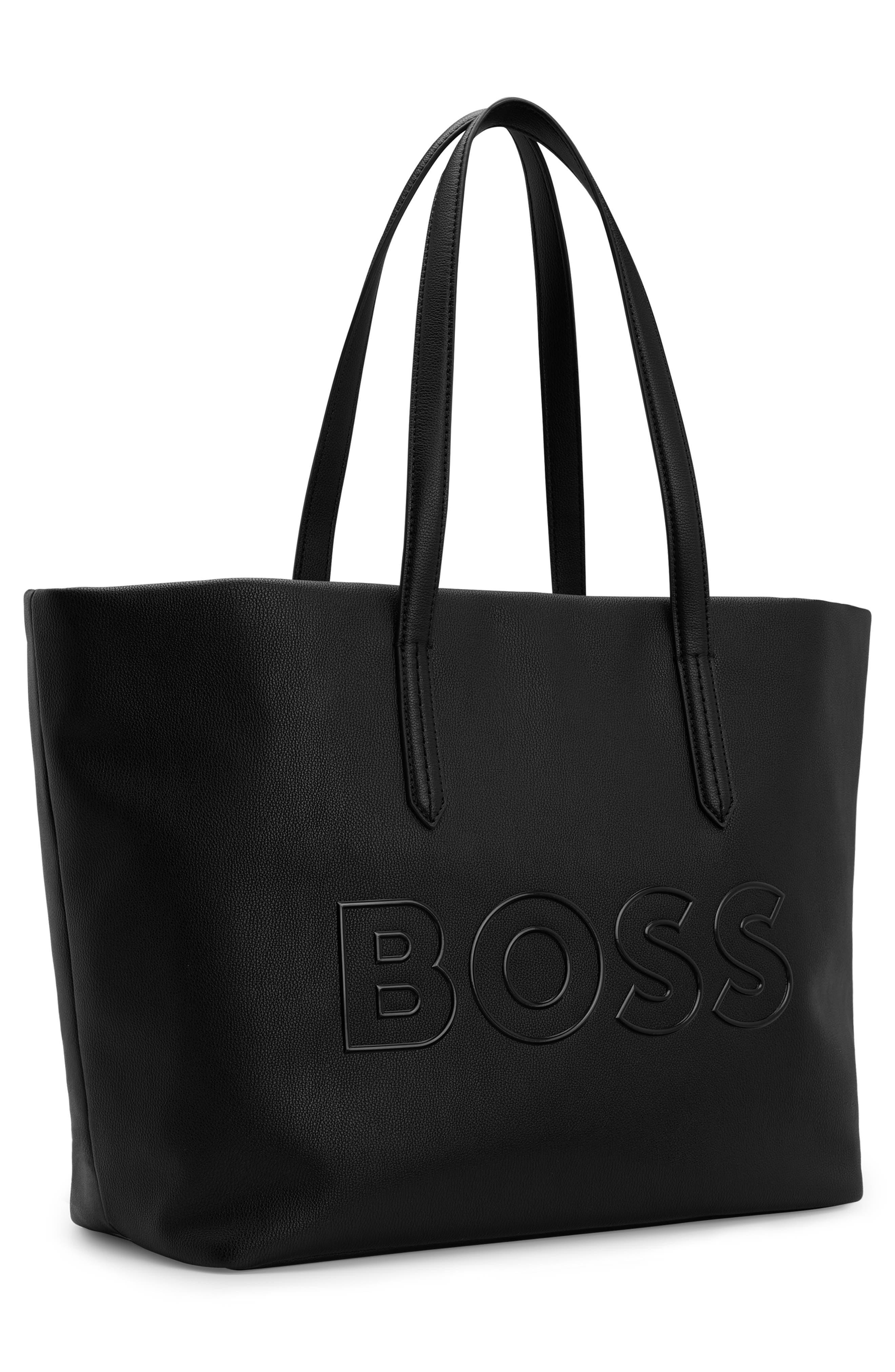 BOSS by HUGO BOSS Large Addison Shopper Tote in Black | Lyst