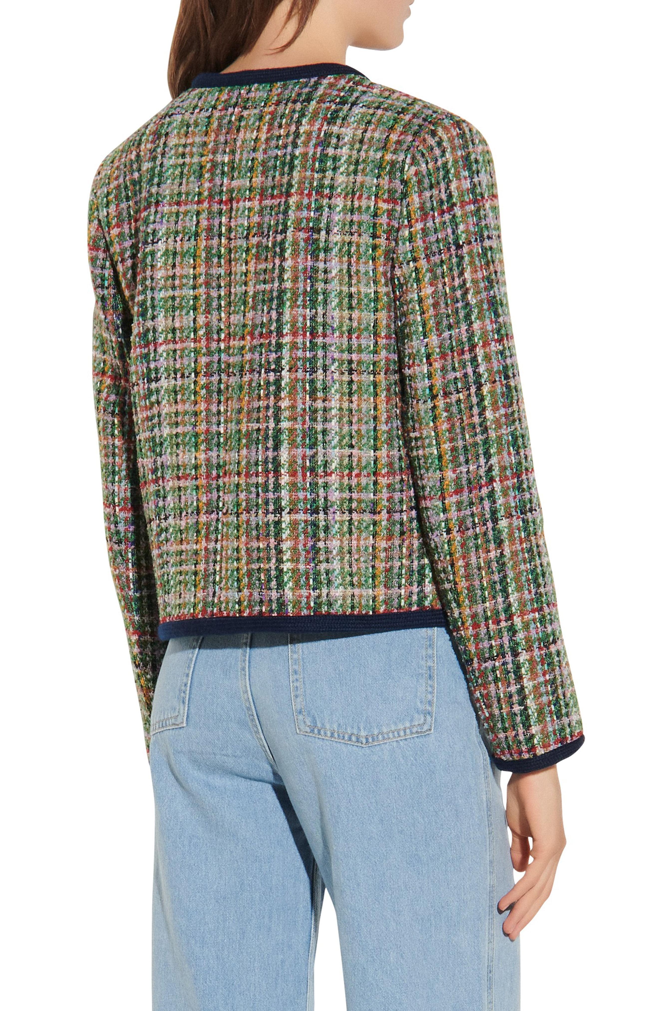 Sandro Tweed Jacket Lyst