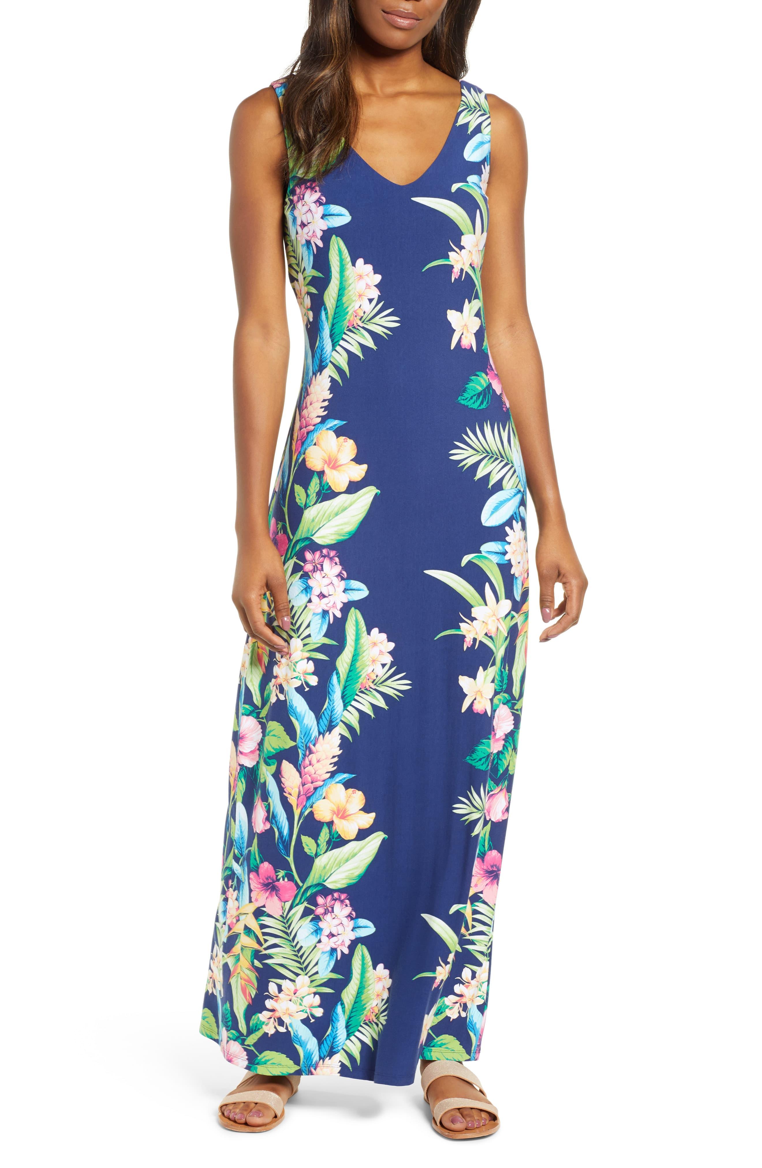 Tommy Bahama Tropicalia Maxi Dress in Blue - Lyst