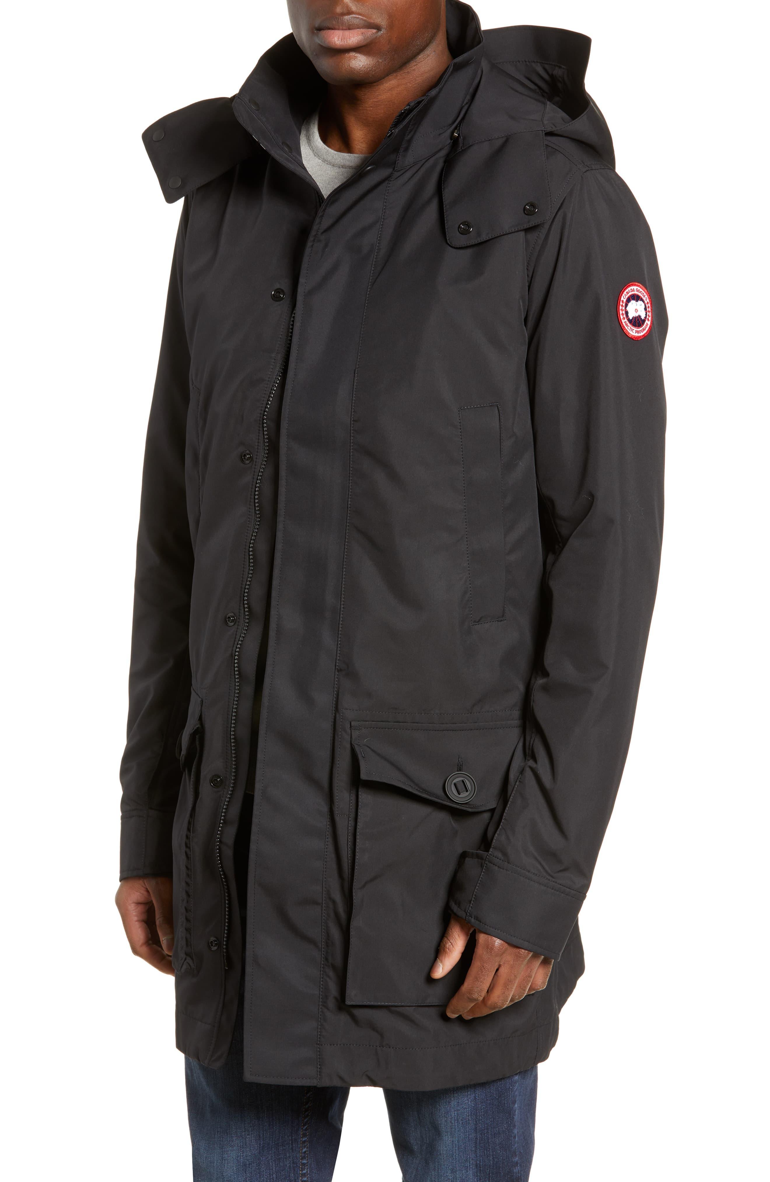 Canada Goose Crew Trench Jacket In Black For Men Lyst
