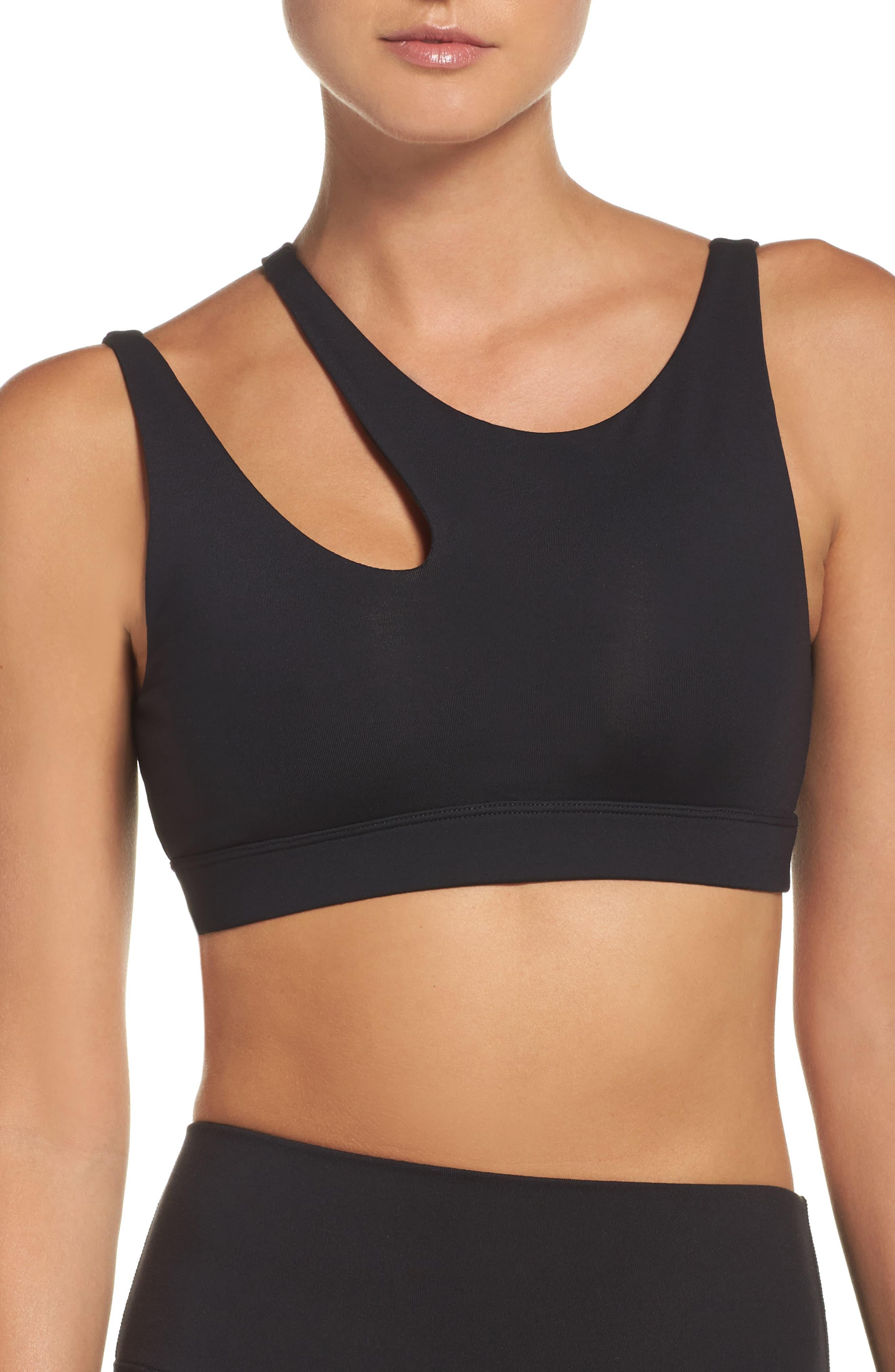 asymmetrical sports bra