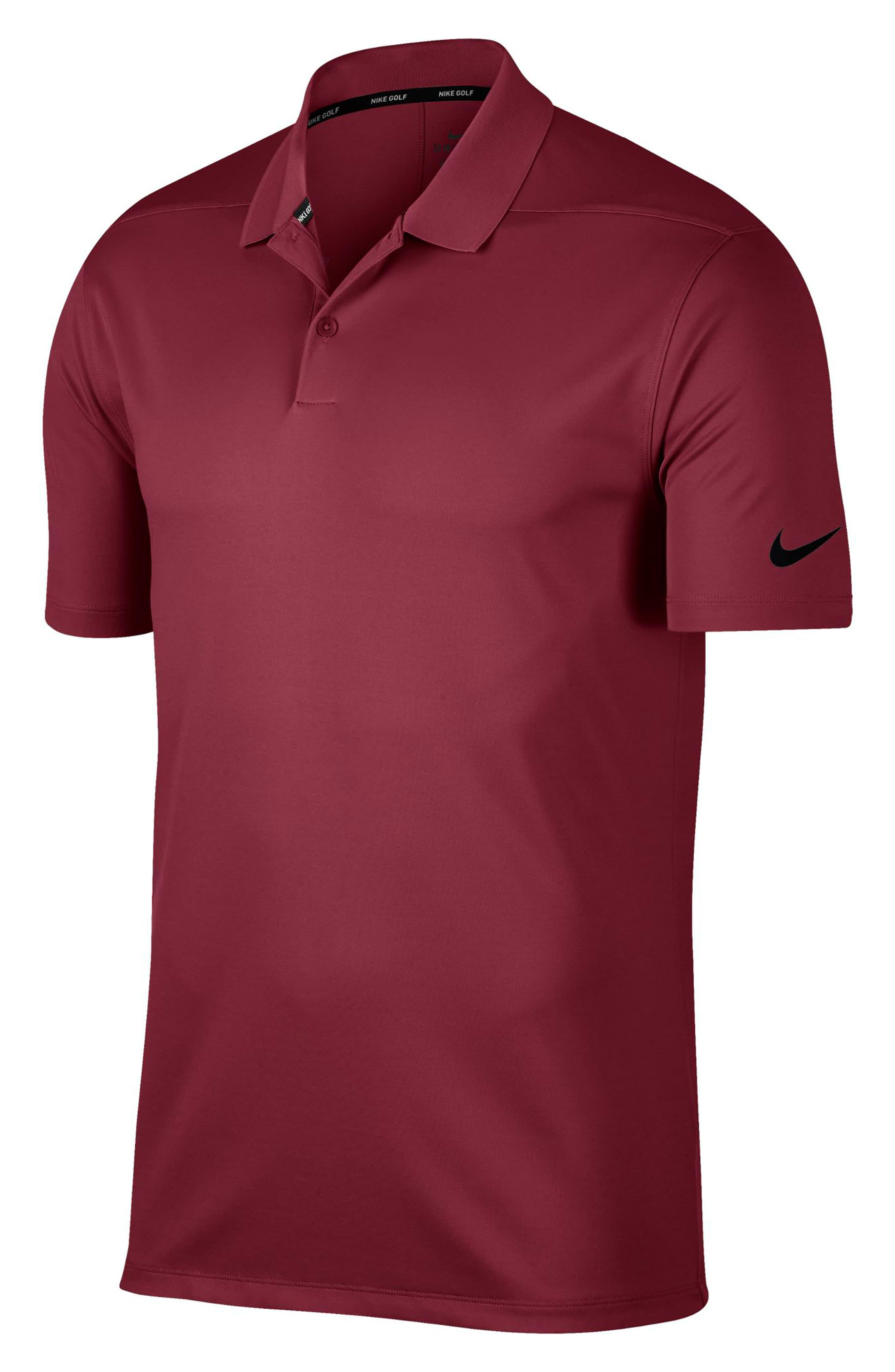 nike golf red polo