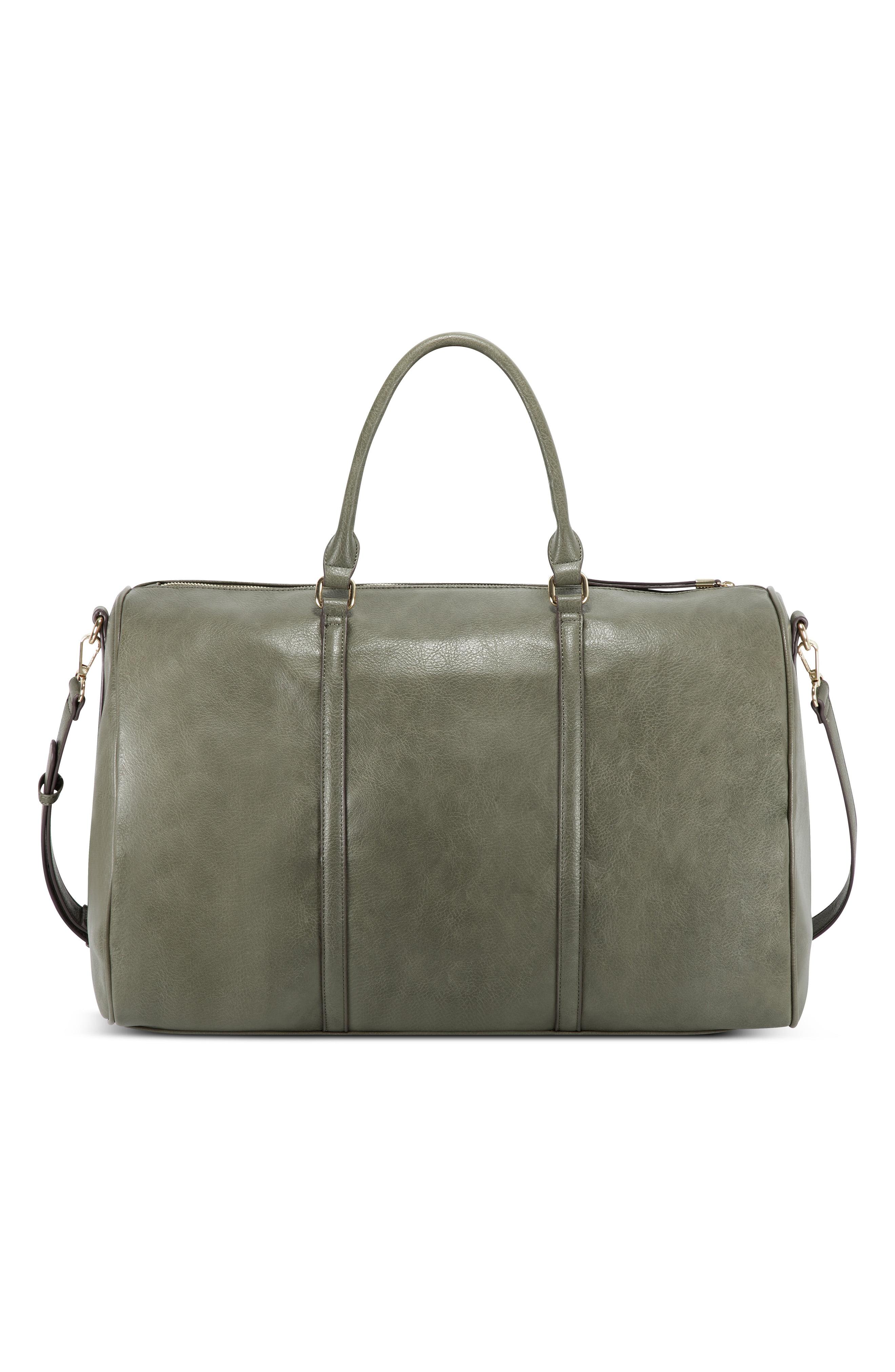 sole society garyn faux leather duffle bolsa