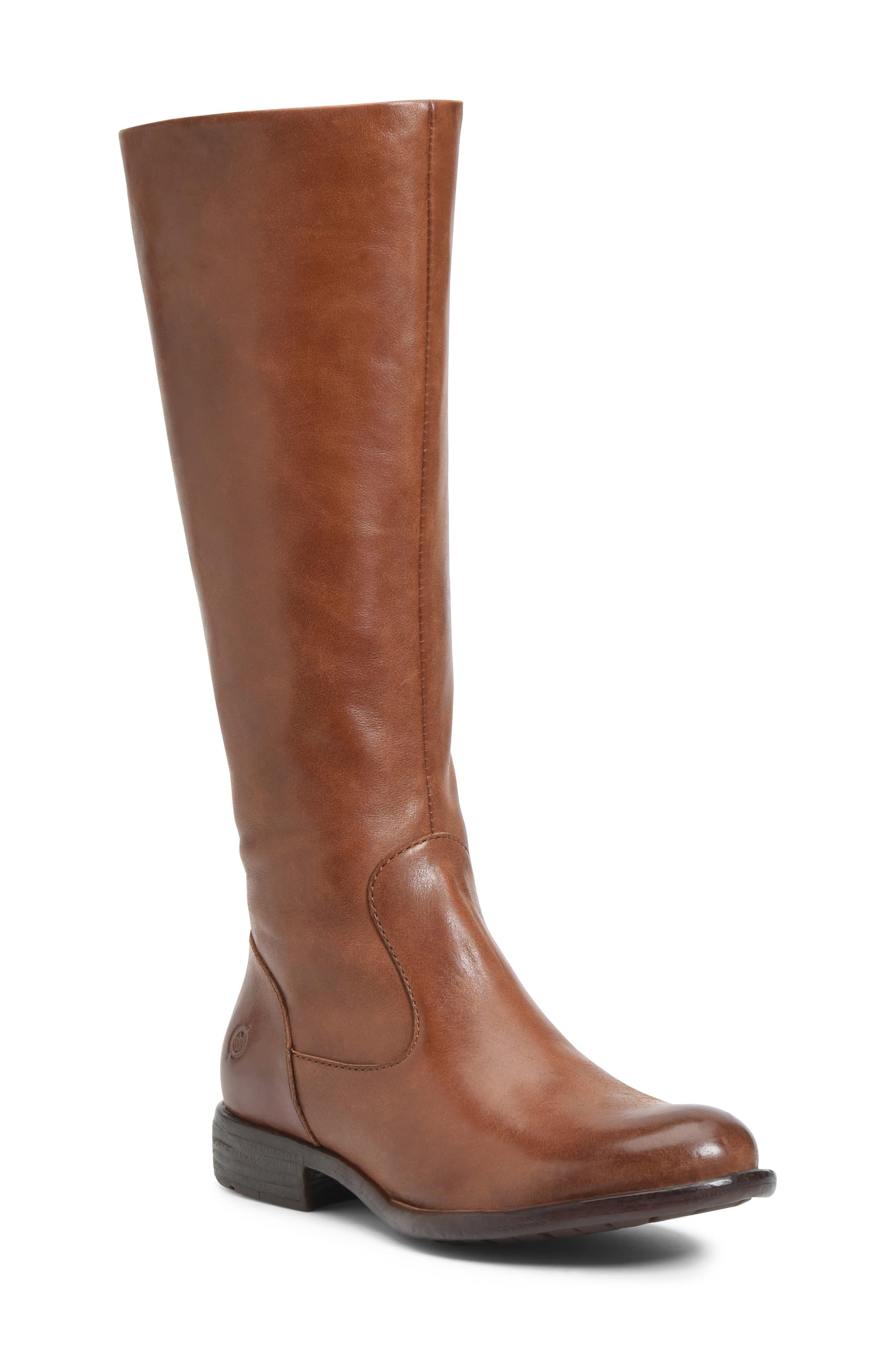 Born Børn North Riding Boot in Brown Leather (Brown) - Lyst