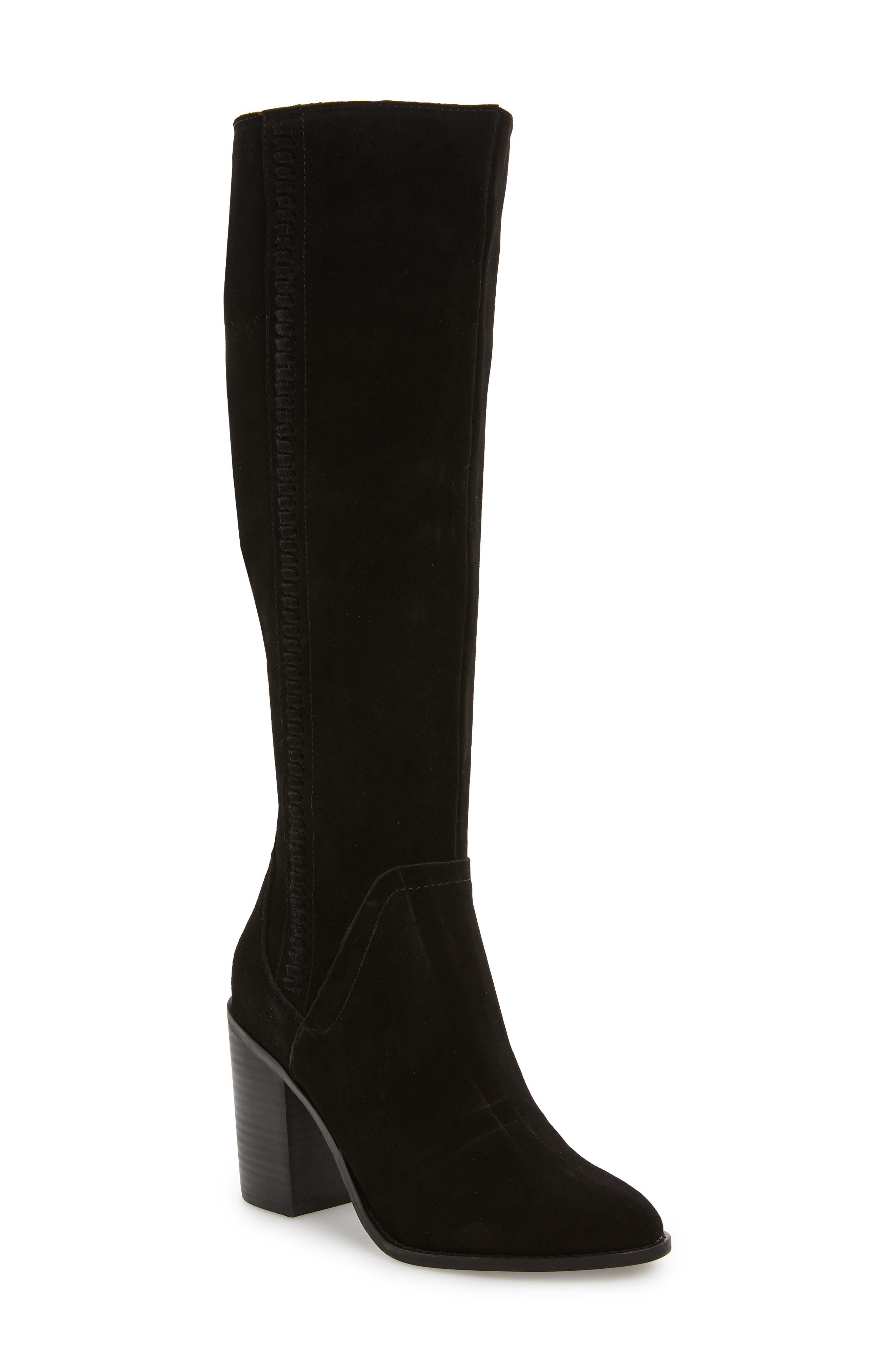 steve madden women's roxana whipstitch dress boots